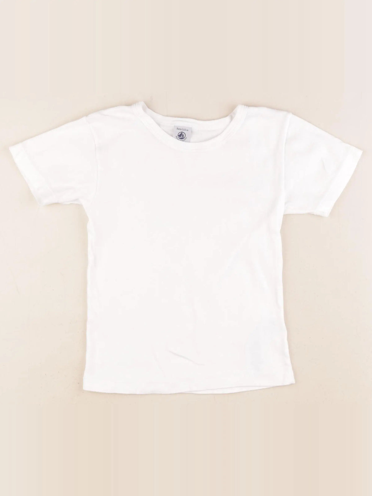 Petit Bateau - maillot de corps blanc - 5 ans