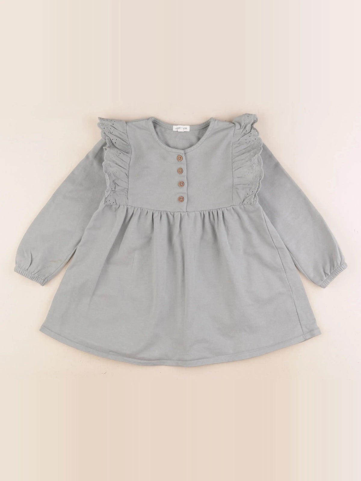 Vertbaudet - robe vert - 3 ans