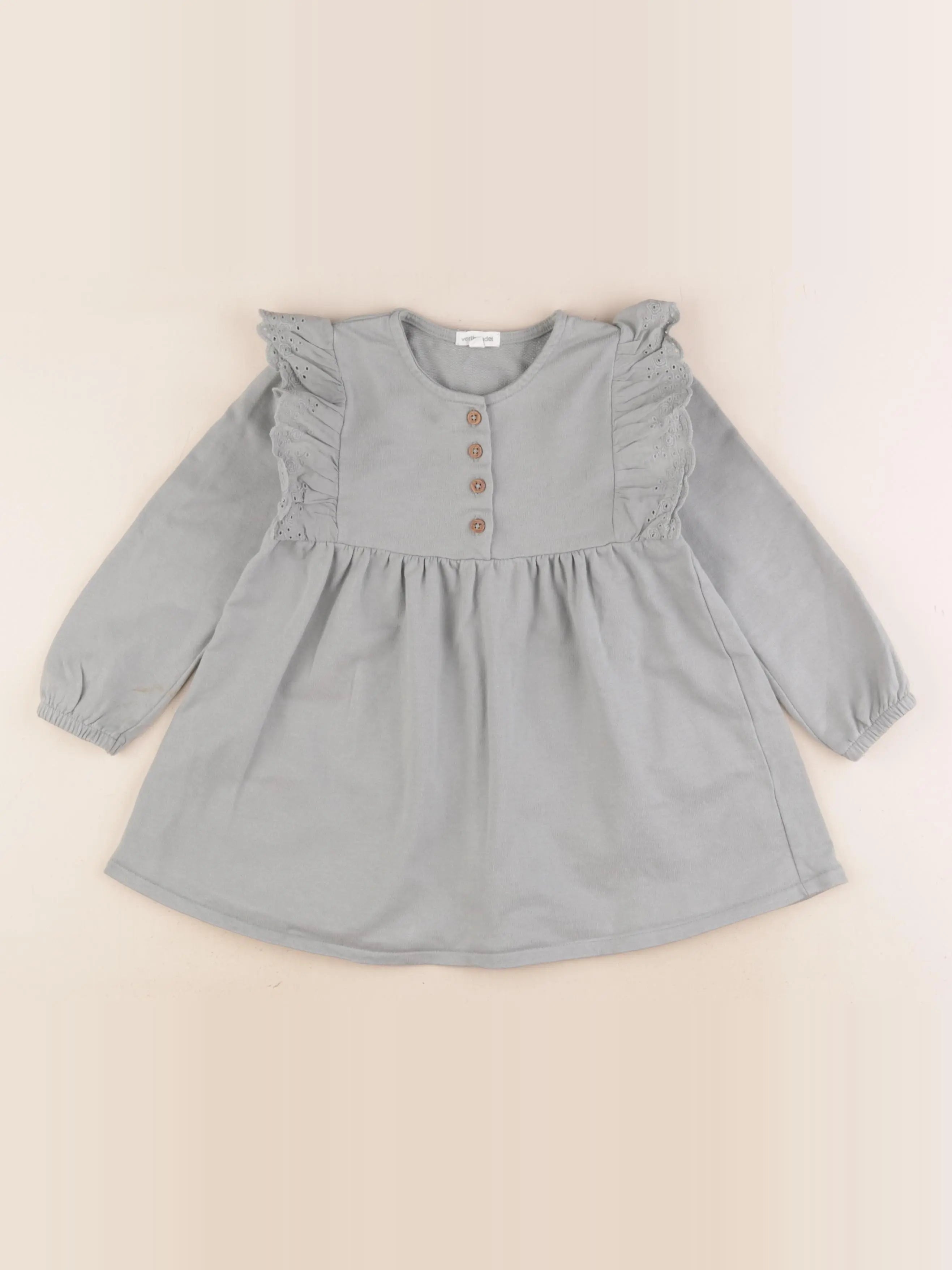 Vertbaudet - robe vert - 3 ans