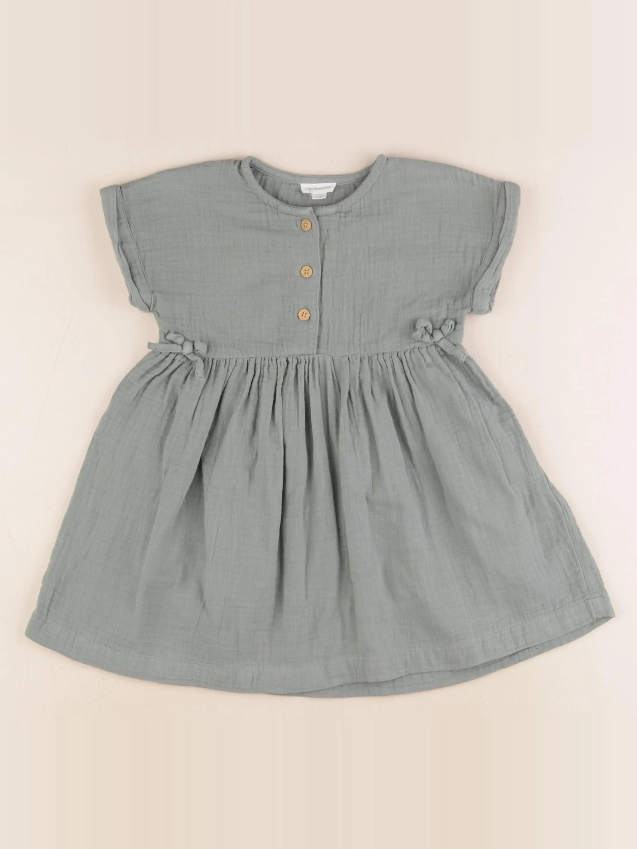 Vertbaudet - robe vert - 3 ans