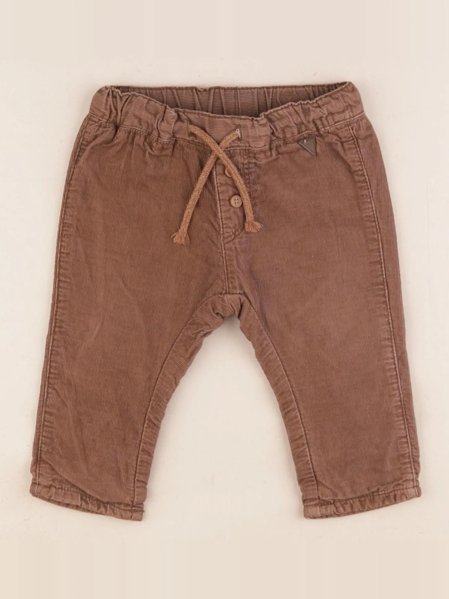 H&M - pantalon marron - 4/6 mois