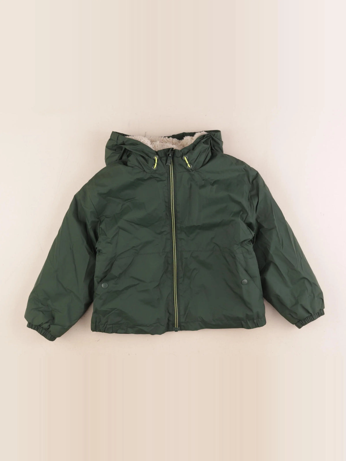 Vertbaudet - imperméable vert - 4 ans