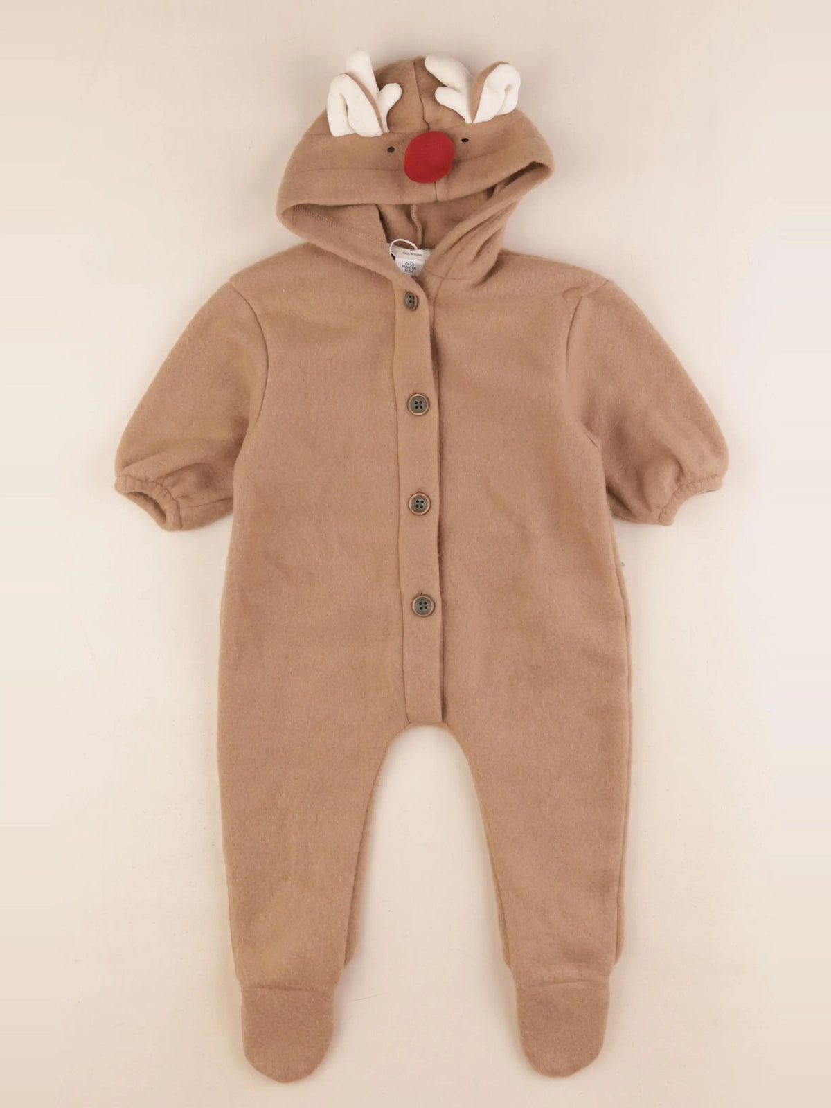 Zara - sur-pyjama marron - 6/12 mois
