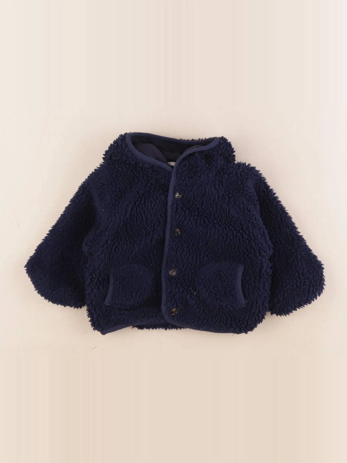 Bonton - polaire bleu - 1 an