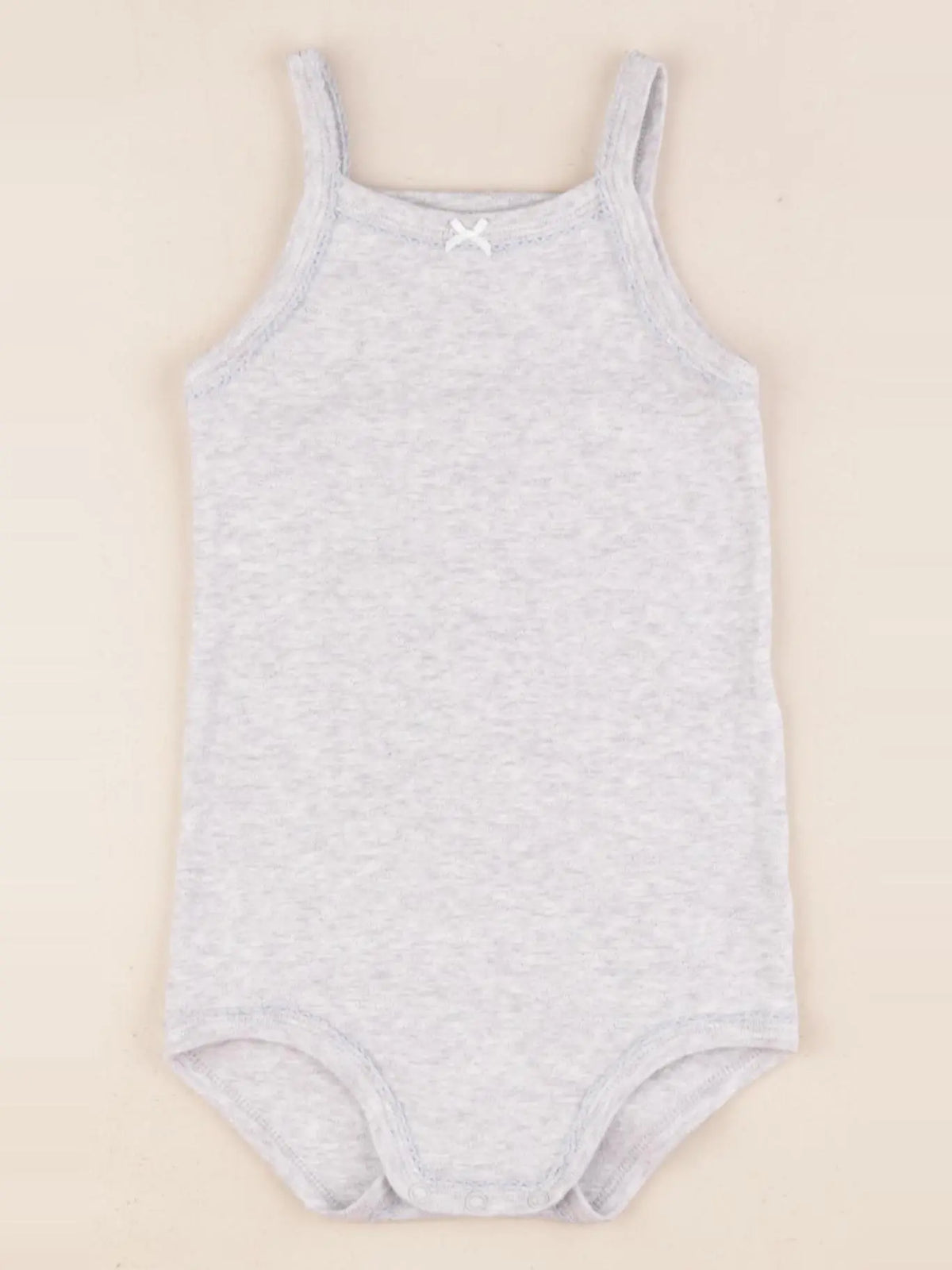 Petit Bateau - body gris - 24 mois