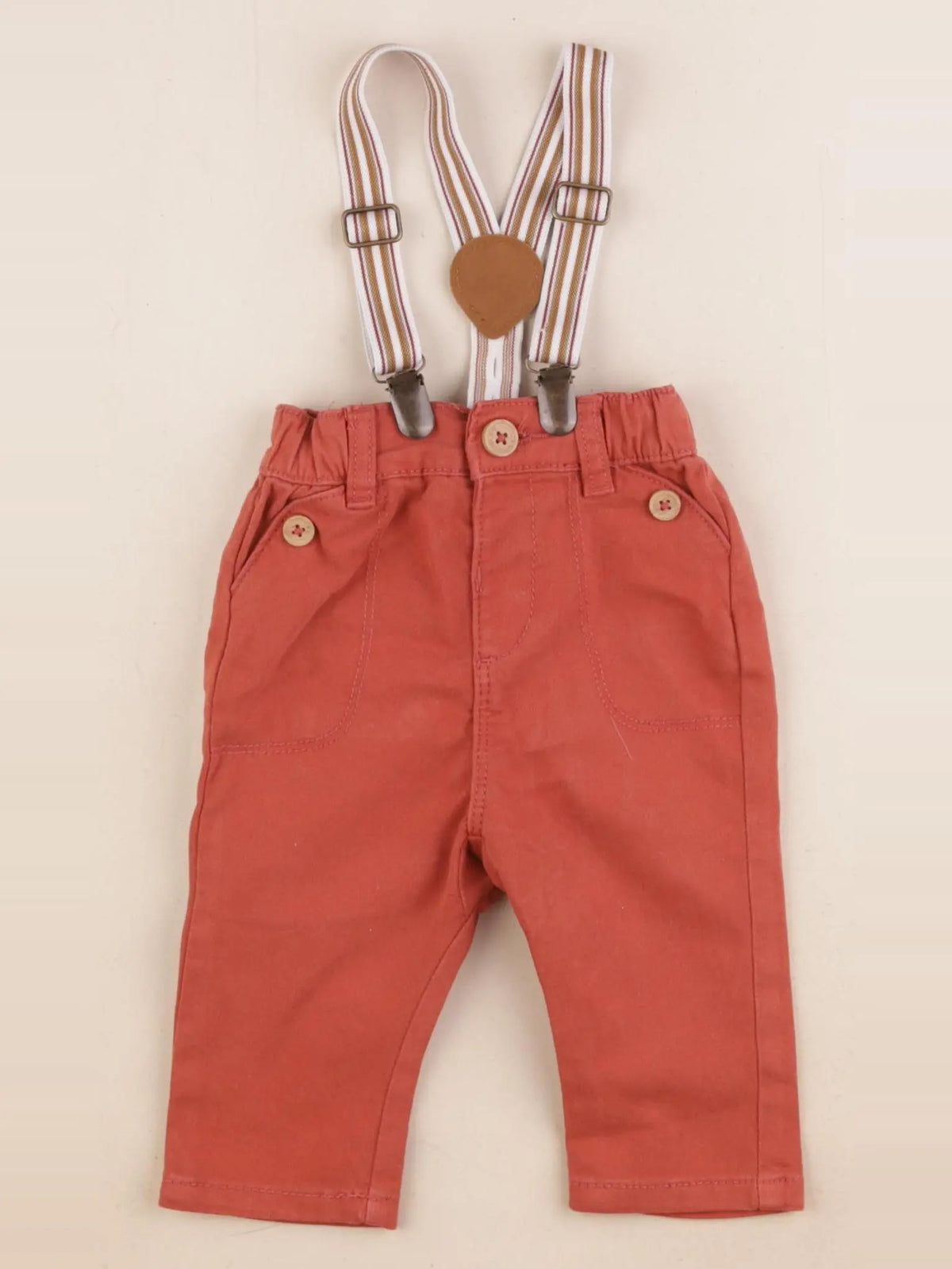 Tape à l'oeil - pantalon rouge - 3 mois