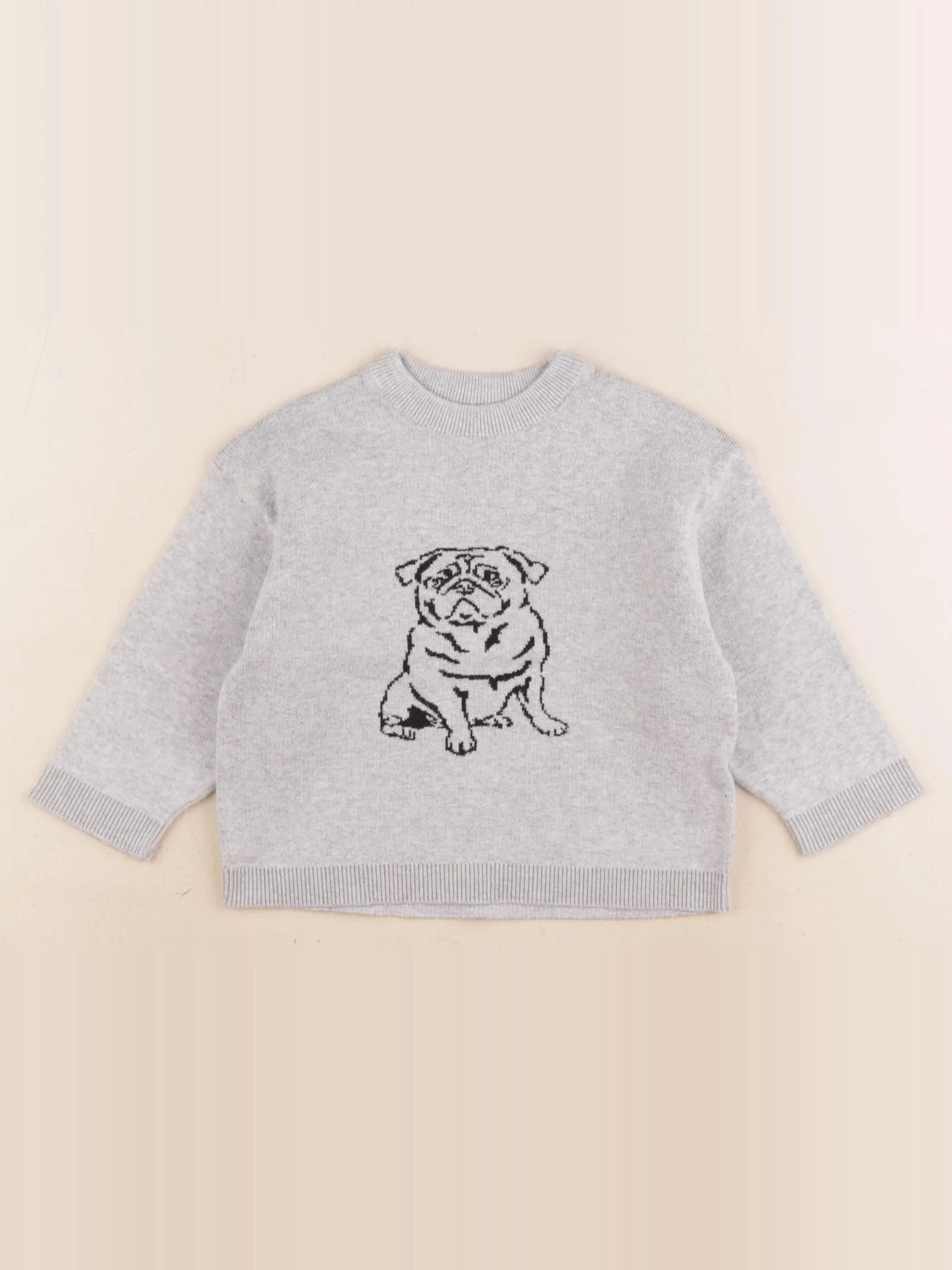 Zara - pull gris - 12/18 mois