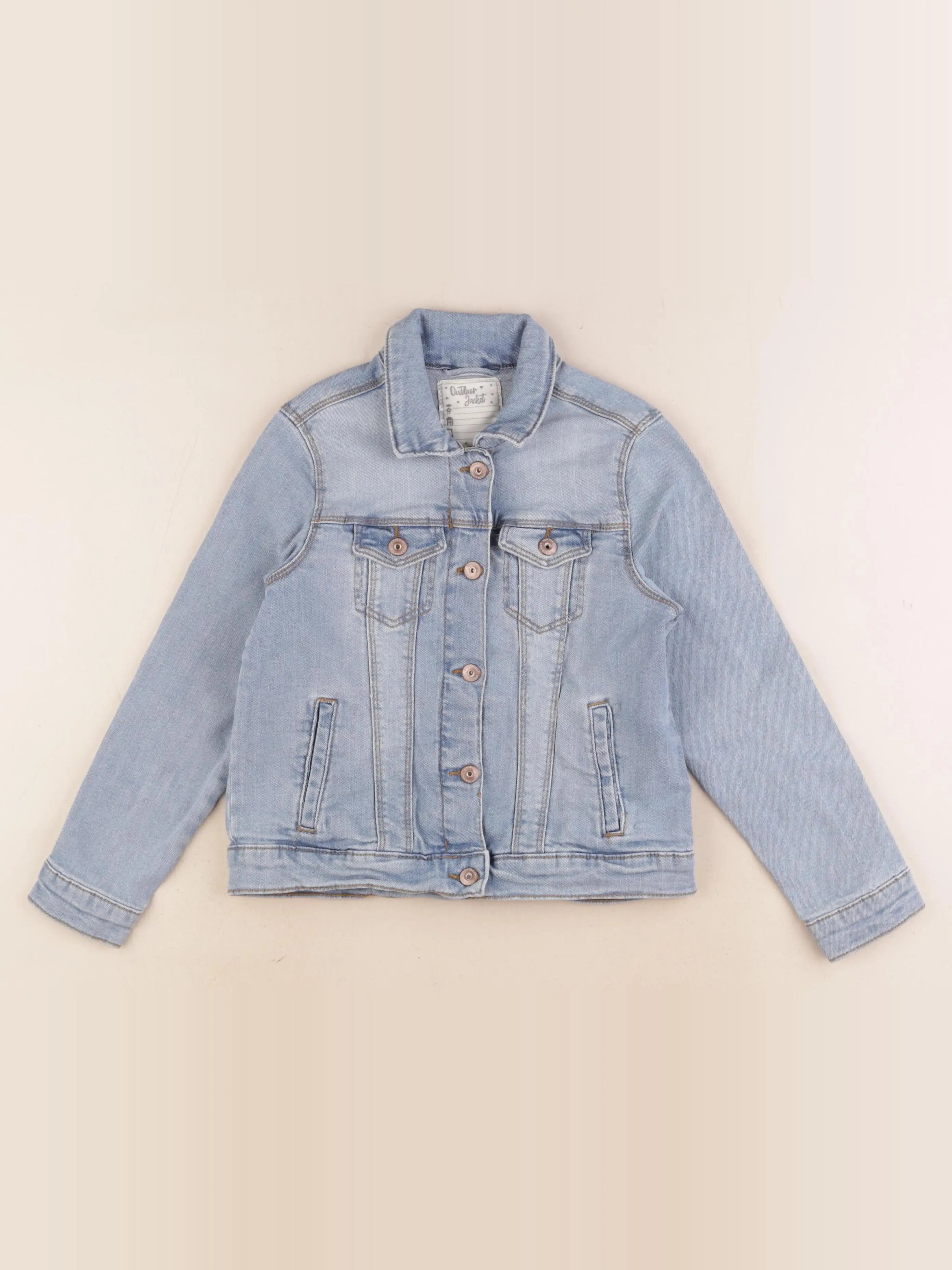 Vertbaudet - veste bleu - 7 ans