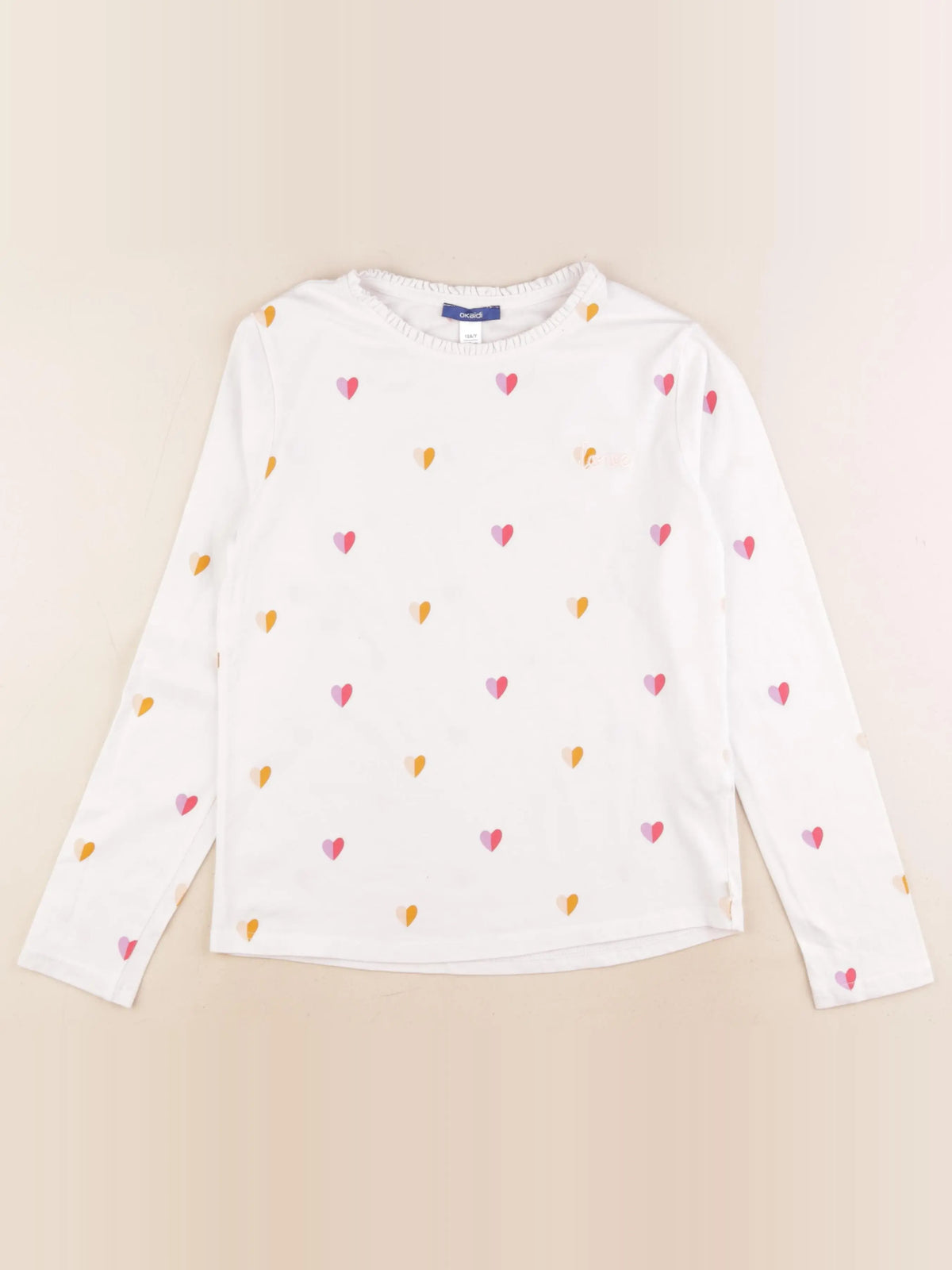 Okaidi - tee-shirt blanc - 10 ans