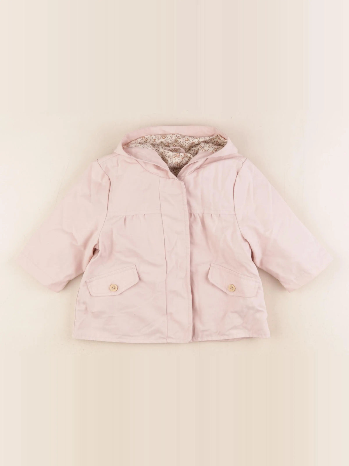Vertbaudet - parka rose - 6 mois
