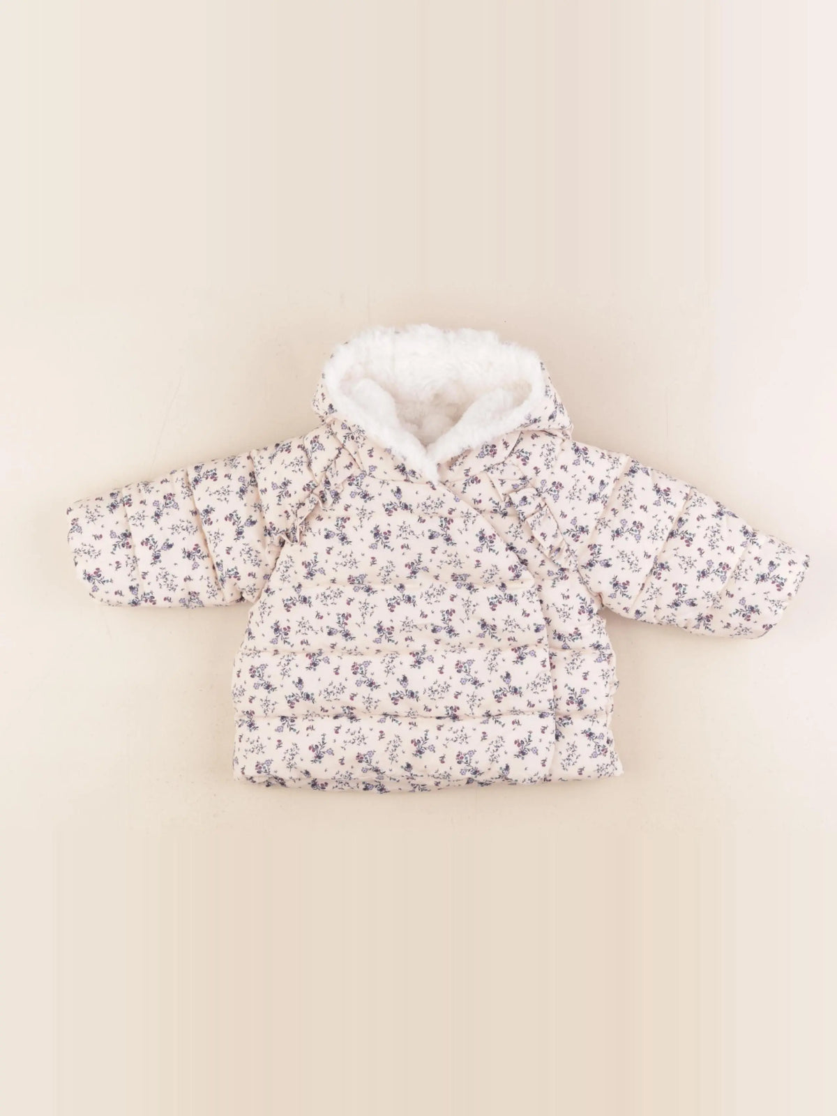 Vertbaudet - doudoune rose - 3 mois