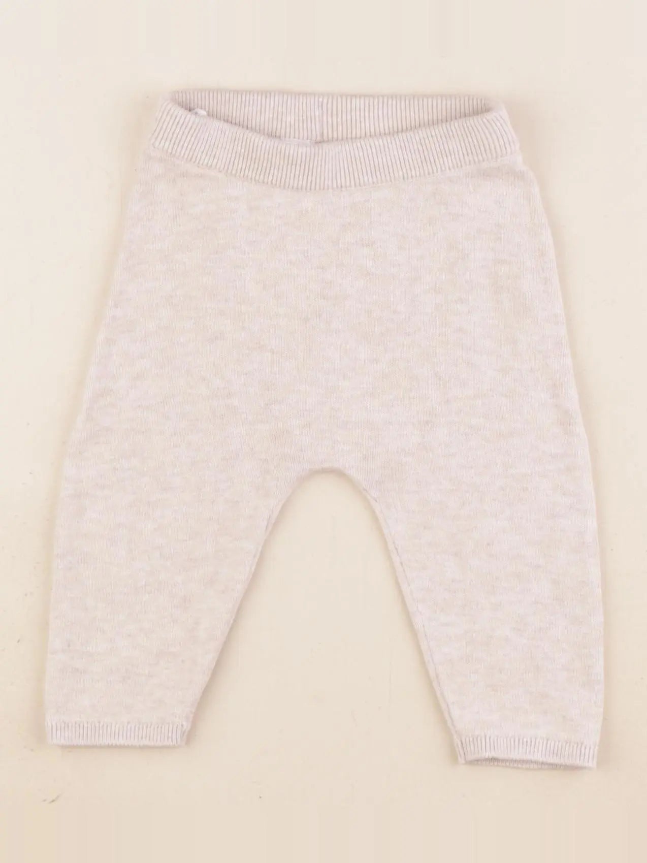 H&M - legging beige - 4/6 mois