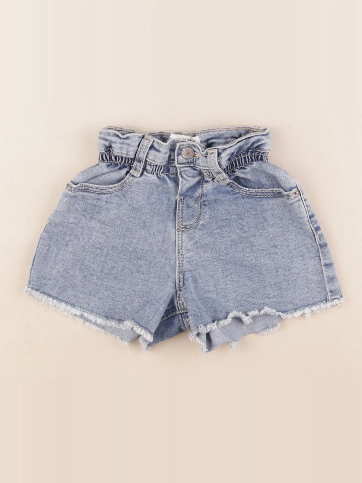 Zara - short bleu - 18/24 mois