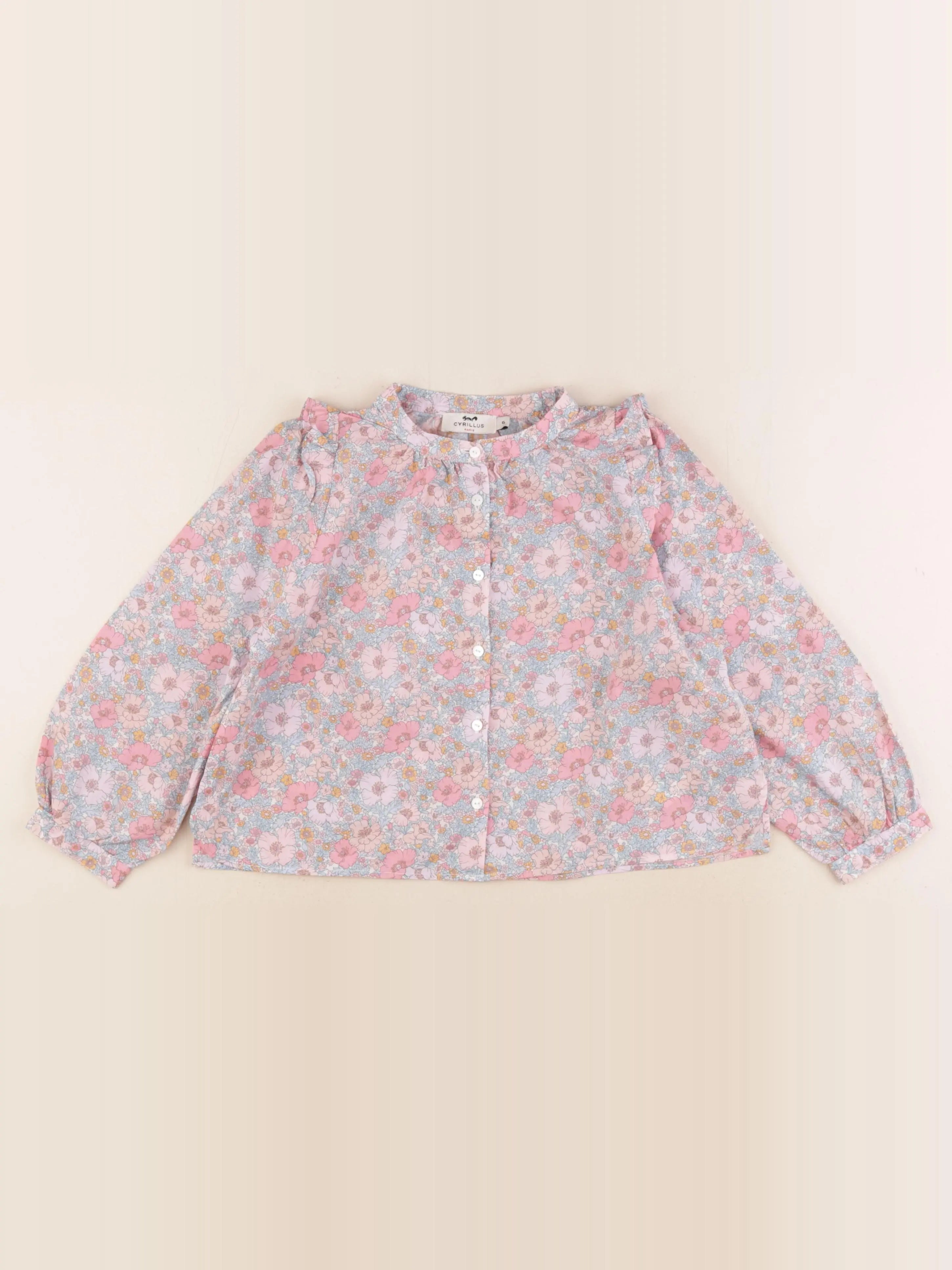 Cyrillus - blouse multicolore - 6 ans