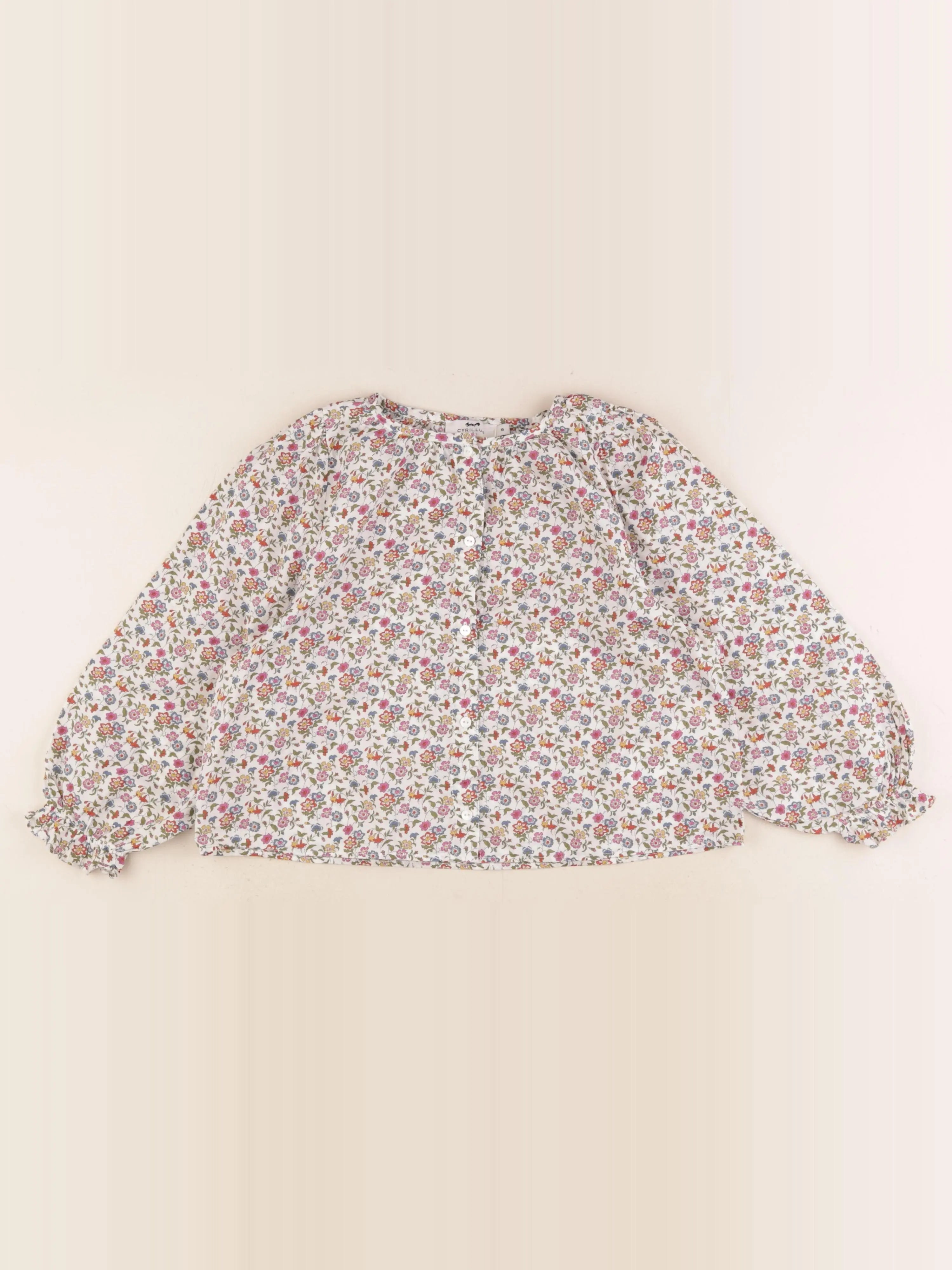 Cyrillus - blouse multicolore - 6 ans
