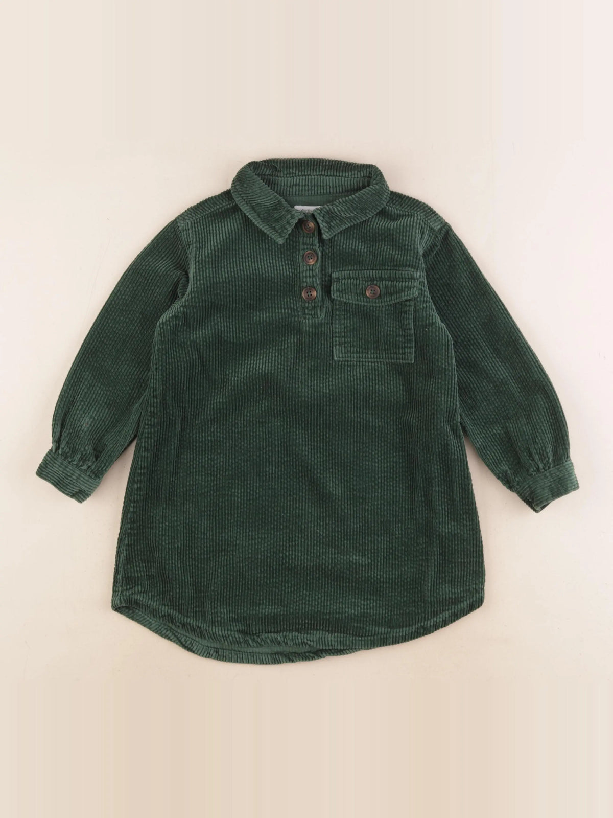Vertbaudet - robe vert - 4 ans