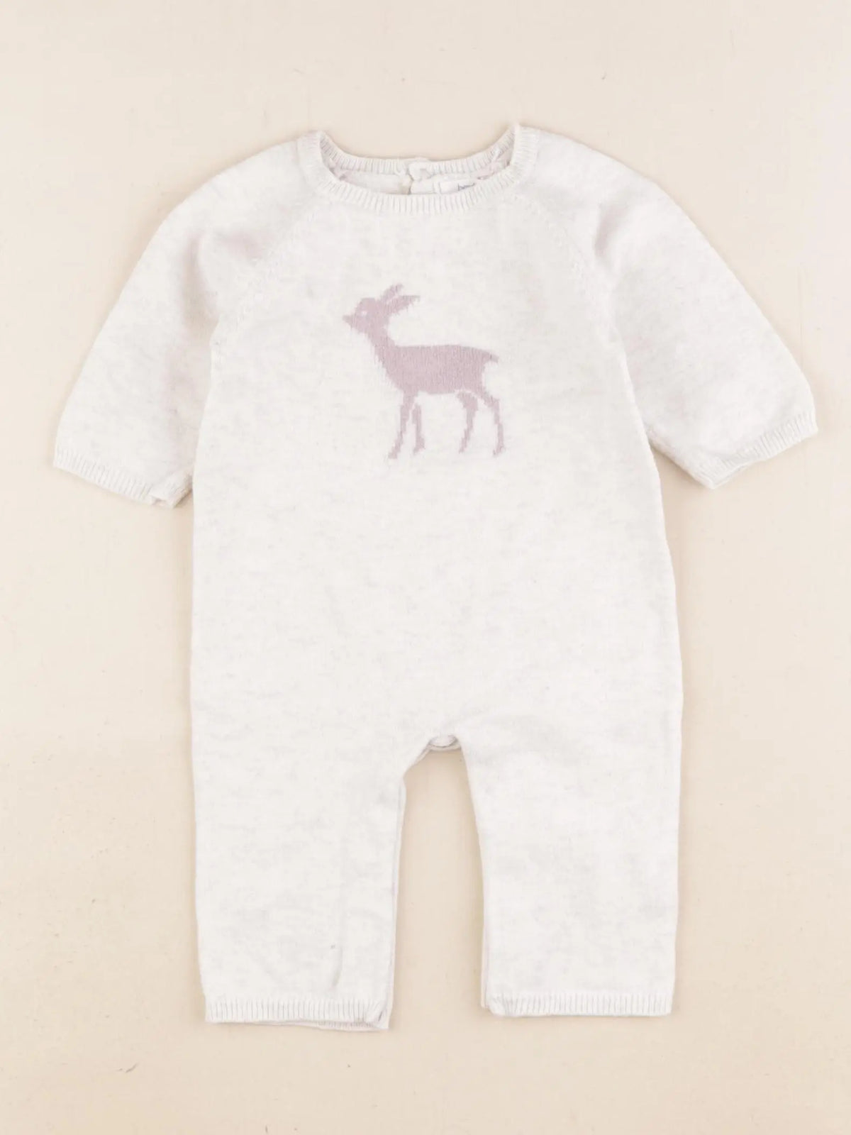 Boutchou - combinaison gris - 1 mois