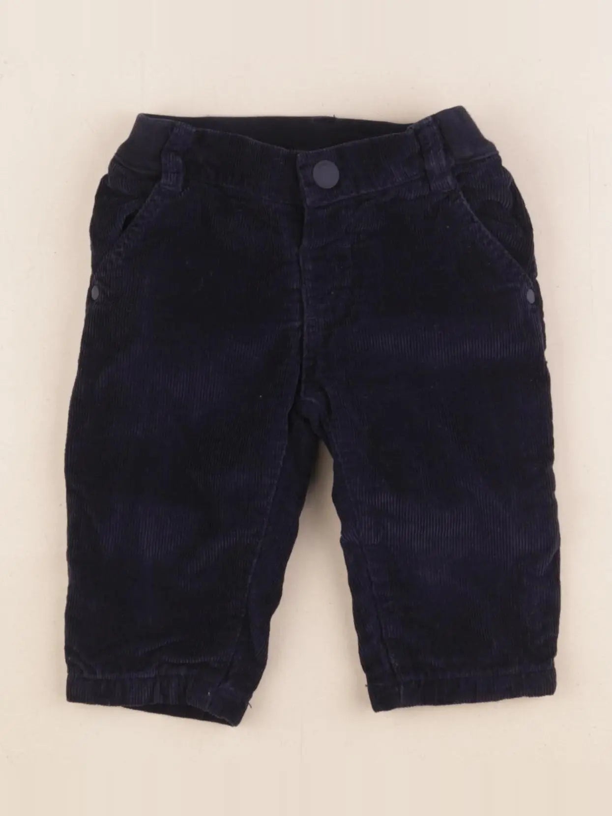 Jacadi - pantalon doublé bleu - 6 mois