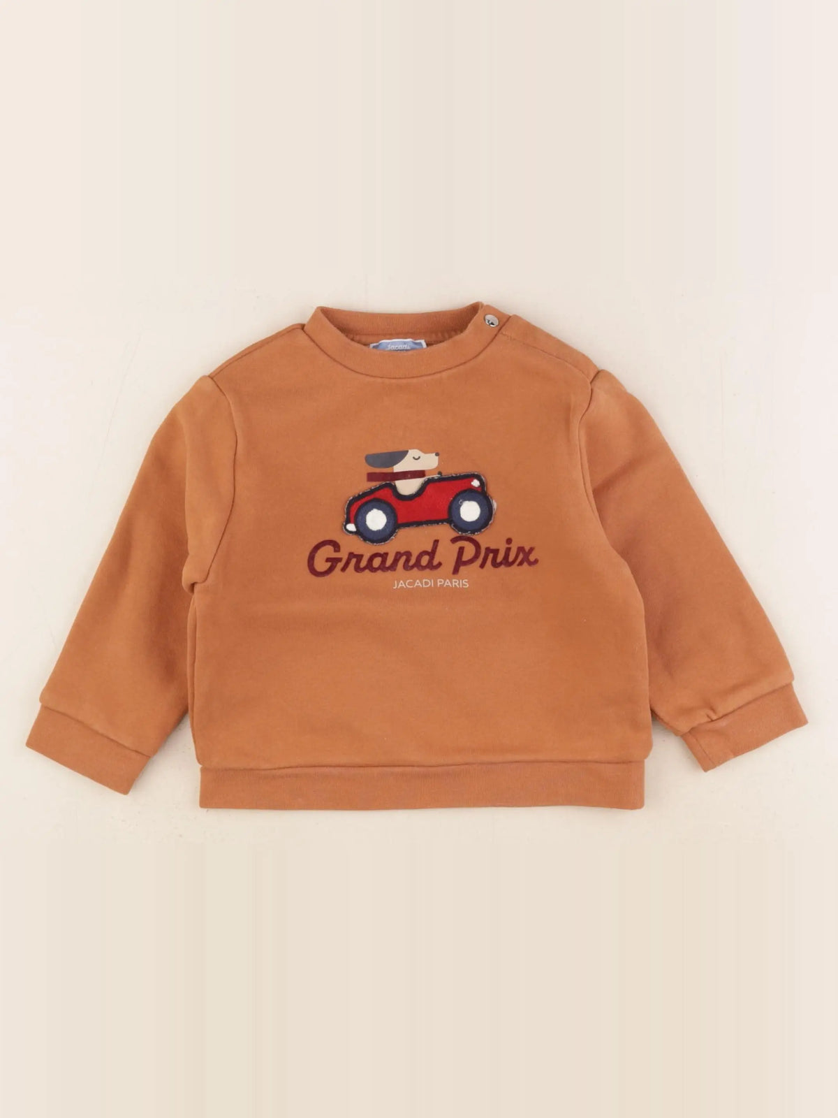 Jacadi - sweat marron - 24 mois