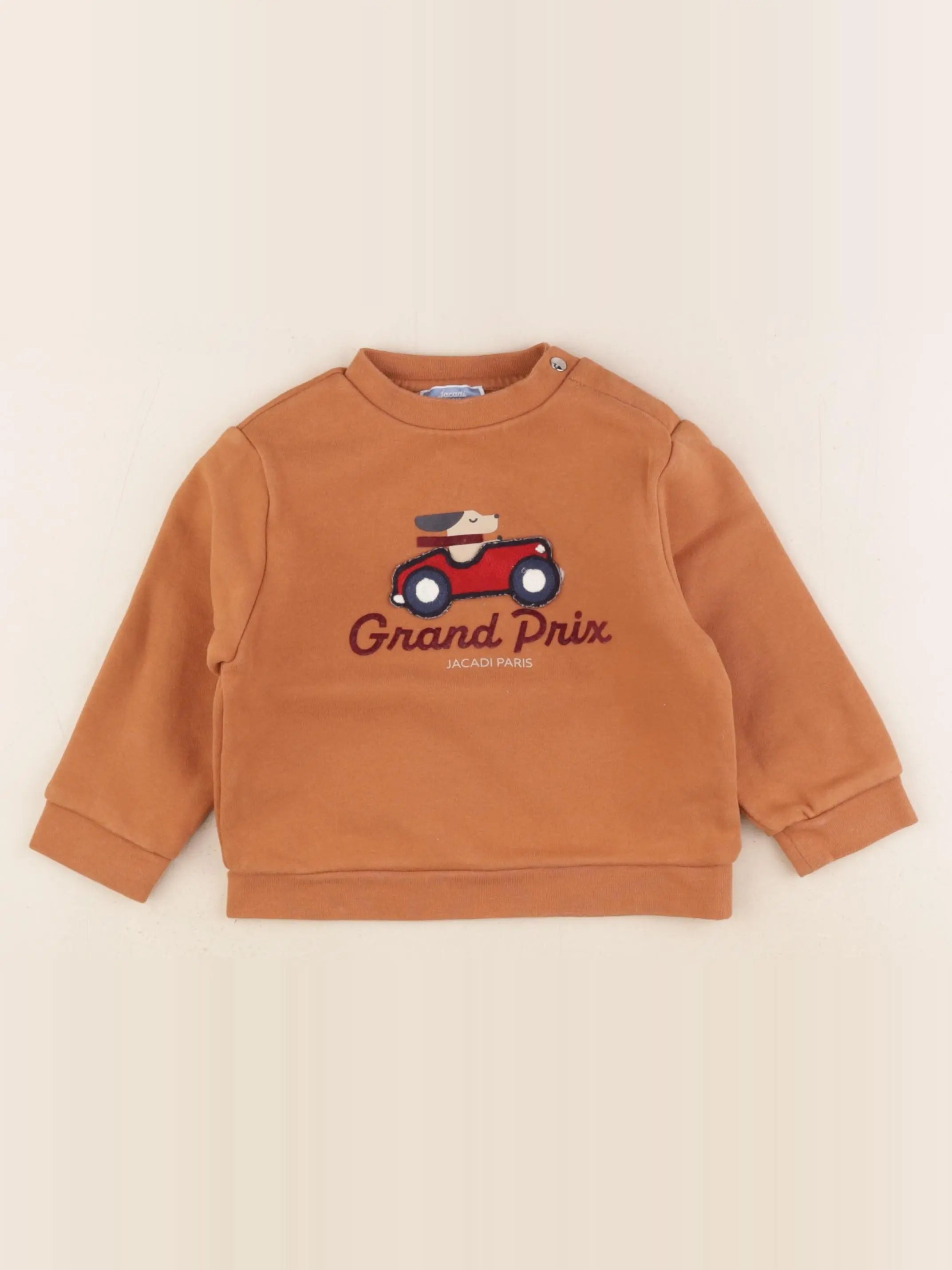 Jacadi - sweat marron - 24 mois