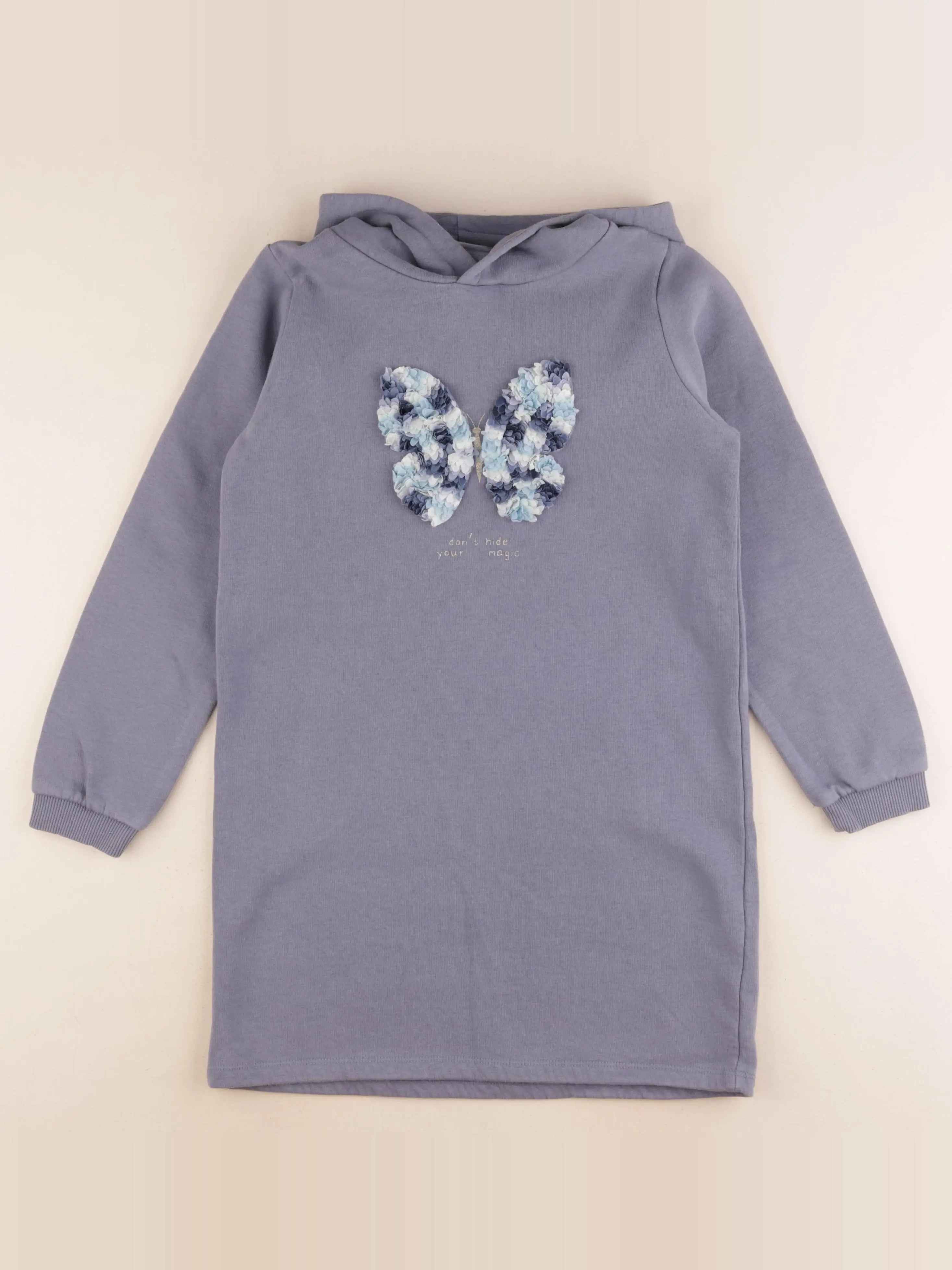 Vertbaudet - robe bleu - 10 ans