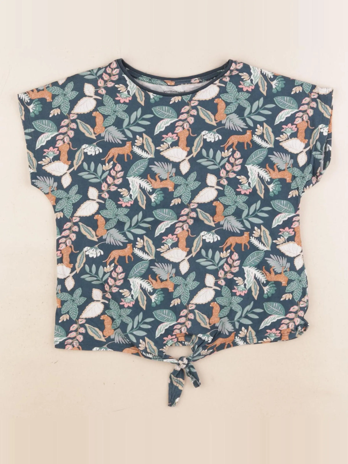 Vertbaudet - tee-shirt multicolore - 6 ans