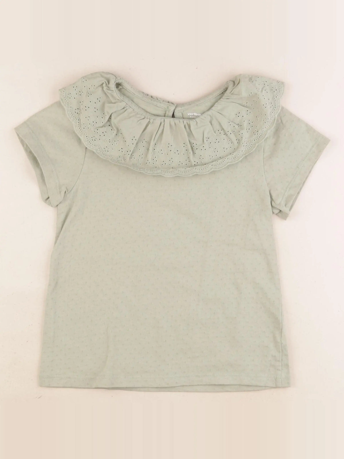 Vertbaudet - tee-shirt vert - 8 ans