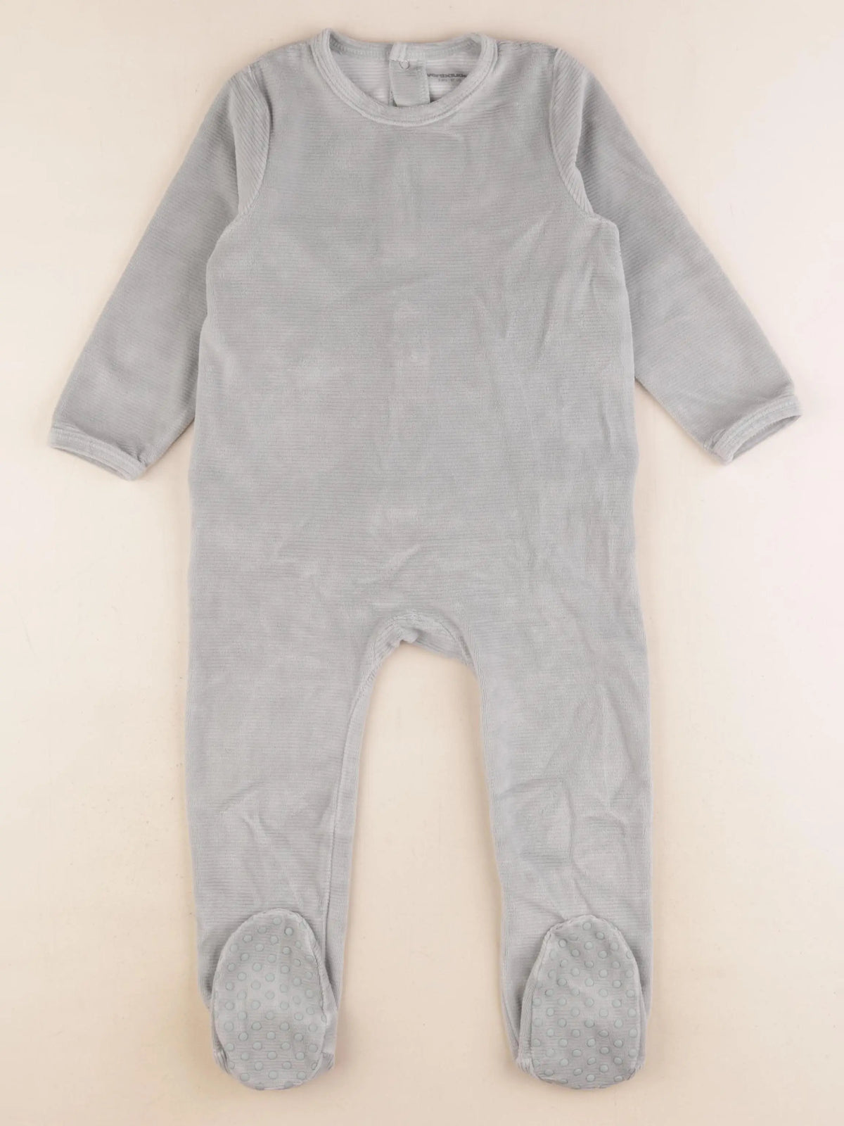 Vertbaudet - pyjama velours vert - 3 ans