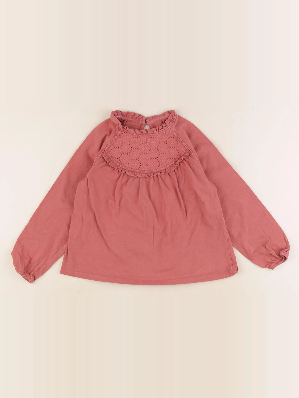 Vertbaudet - tee-shirt rose - 5 ans