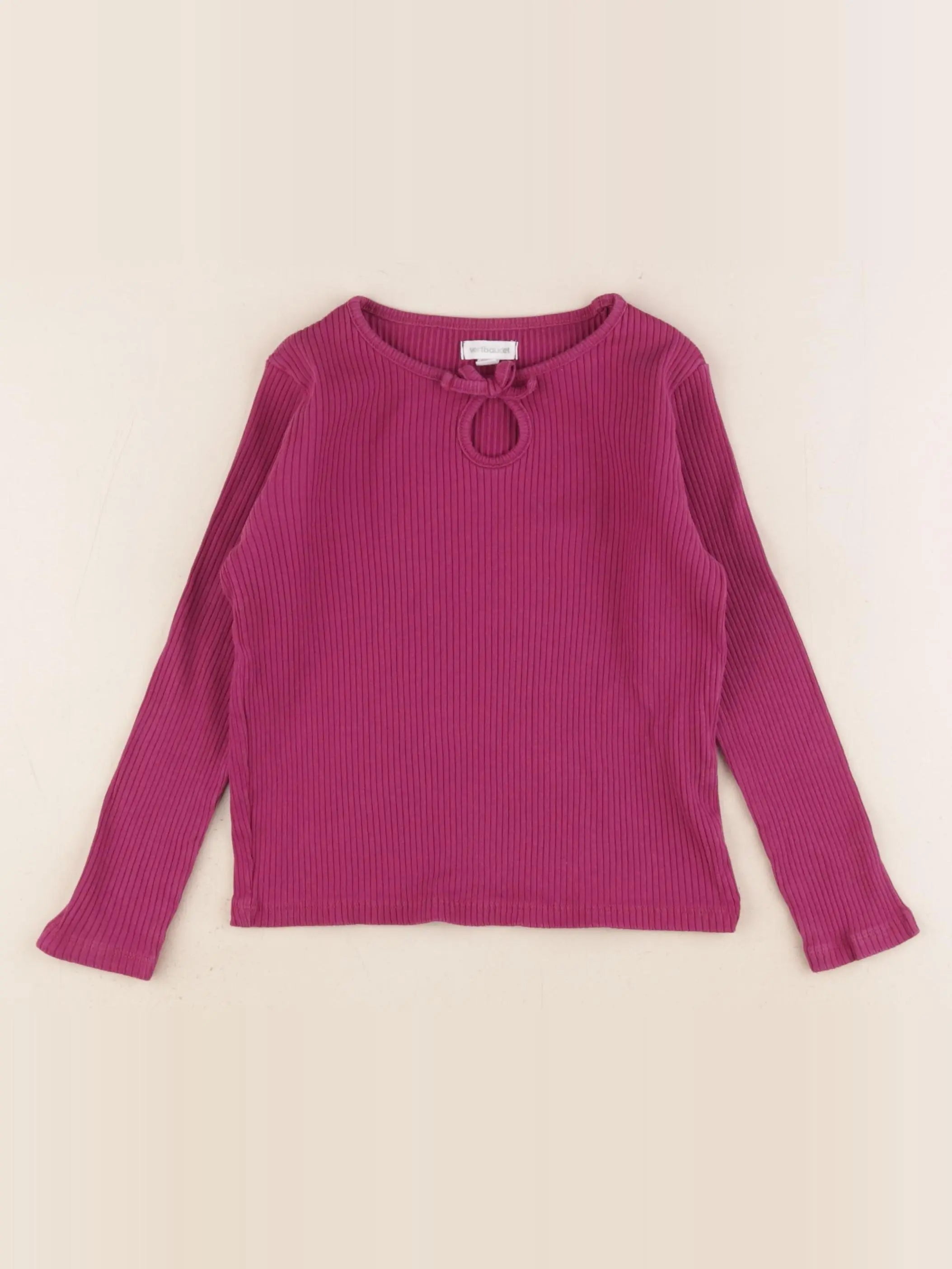 Vertbaudet - tee-shirt rose - 5 ans