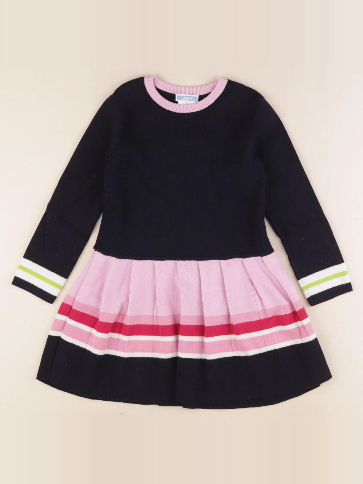 Jacadi - robe bleu, rose - 5 ans