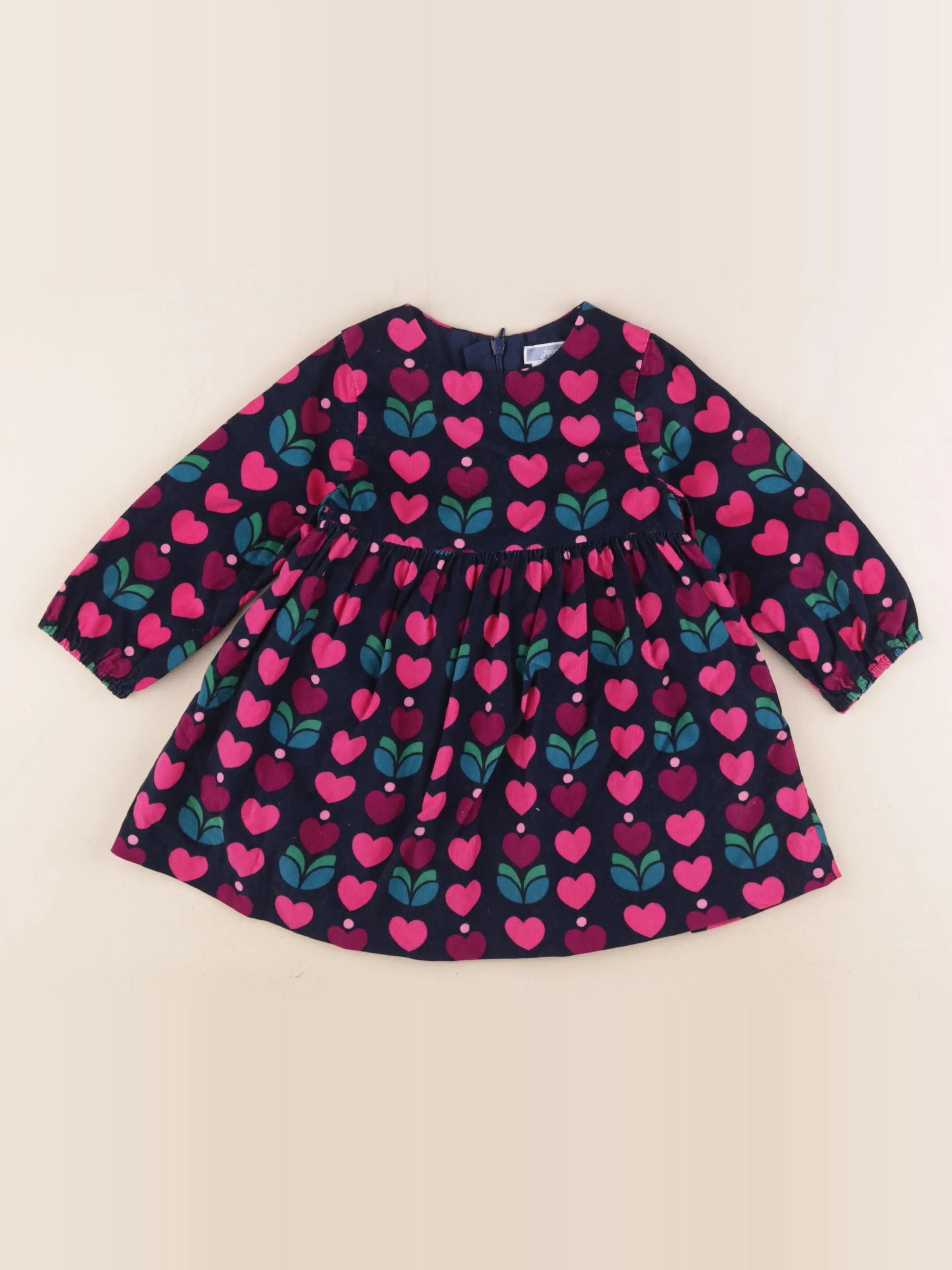 Jacadi - robe bleu, rose - 18 mois