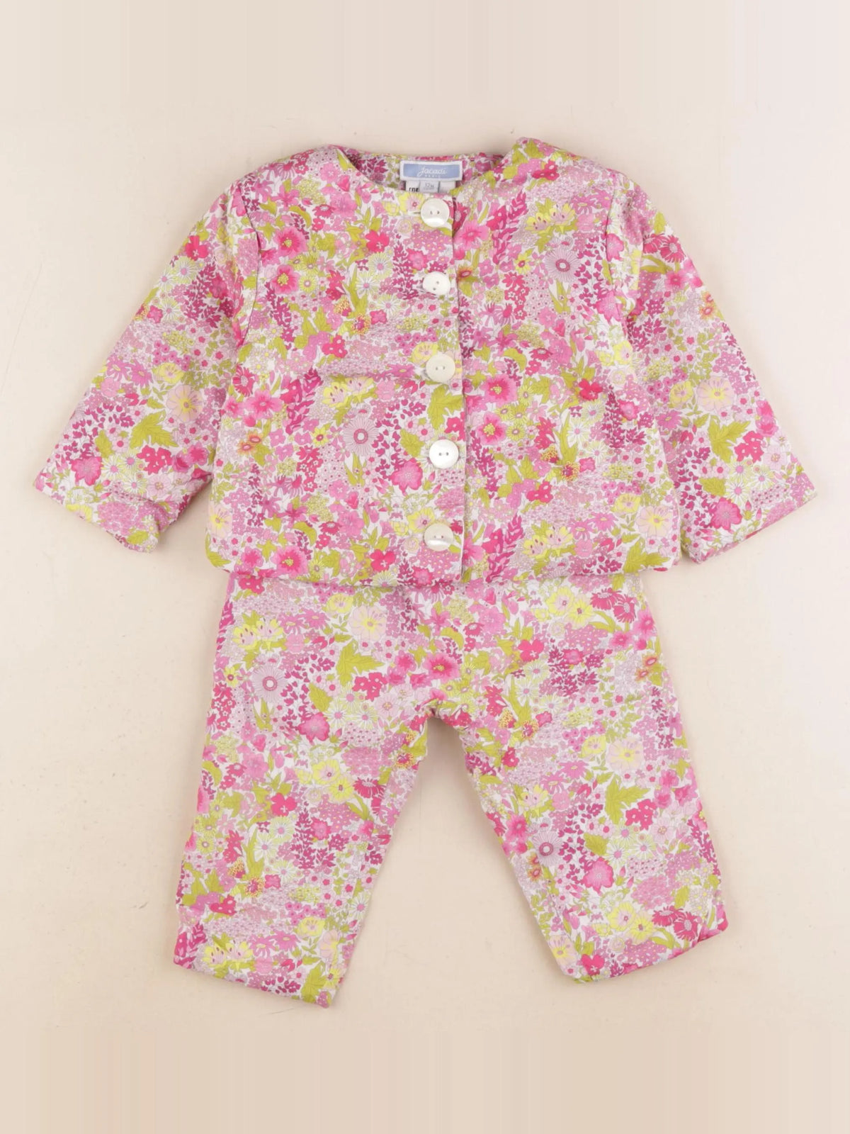 Jacadi - ensemble liberty multicolore - 12 mois
