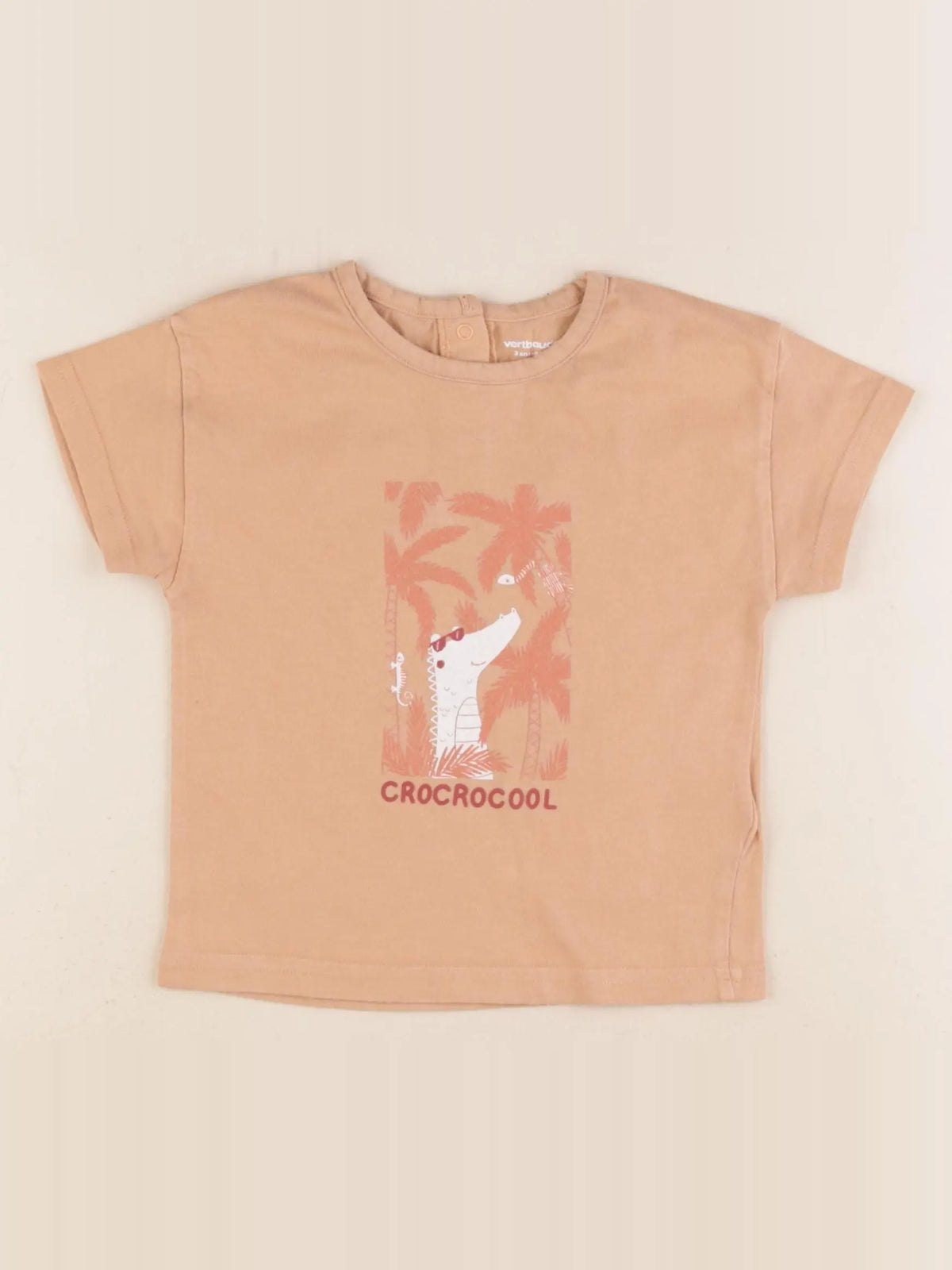 Vertbaudet - tee-shirt orange - 3 ans