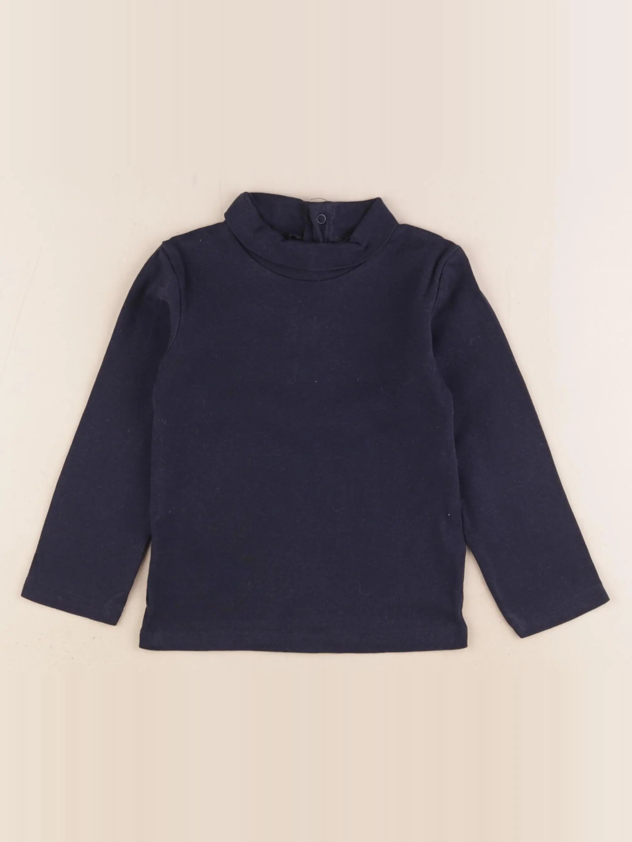 Vertbaudet - sous-pull bleu - 3 ans