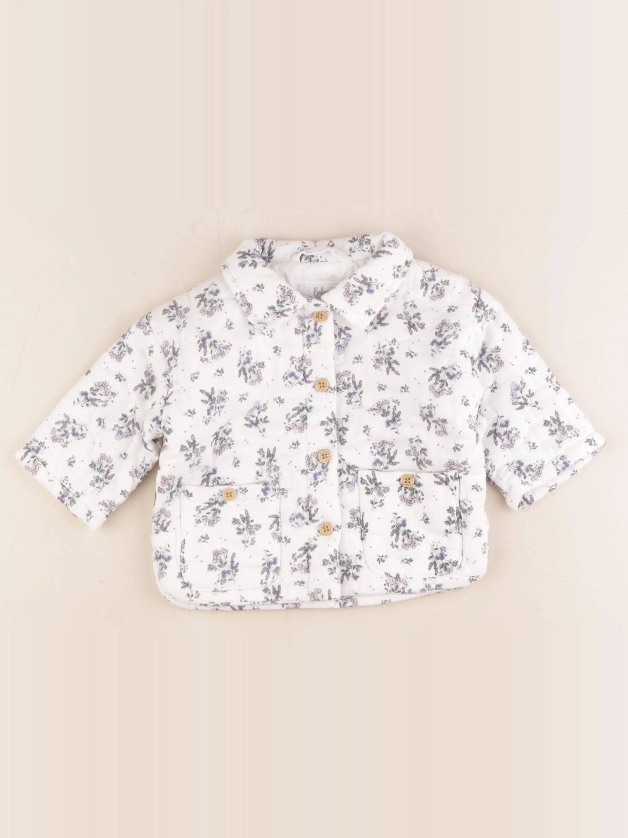 Vertbaudet - veste blanc - 3 mois