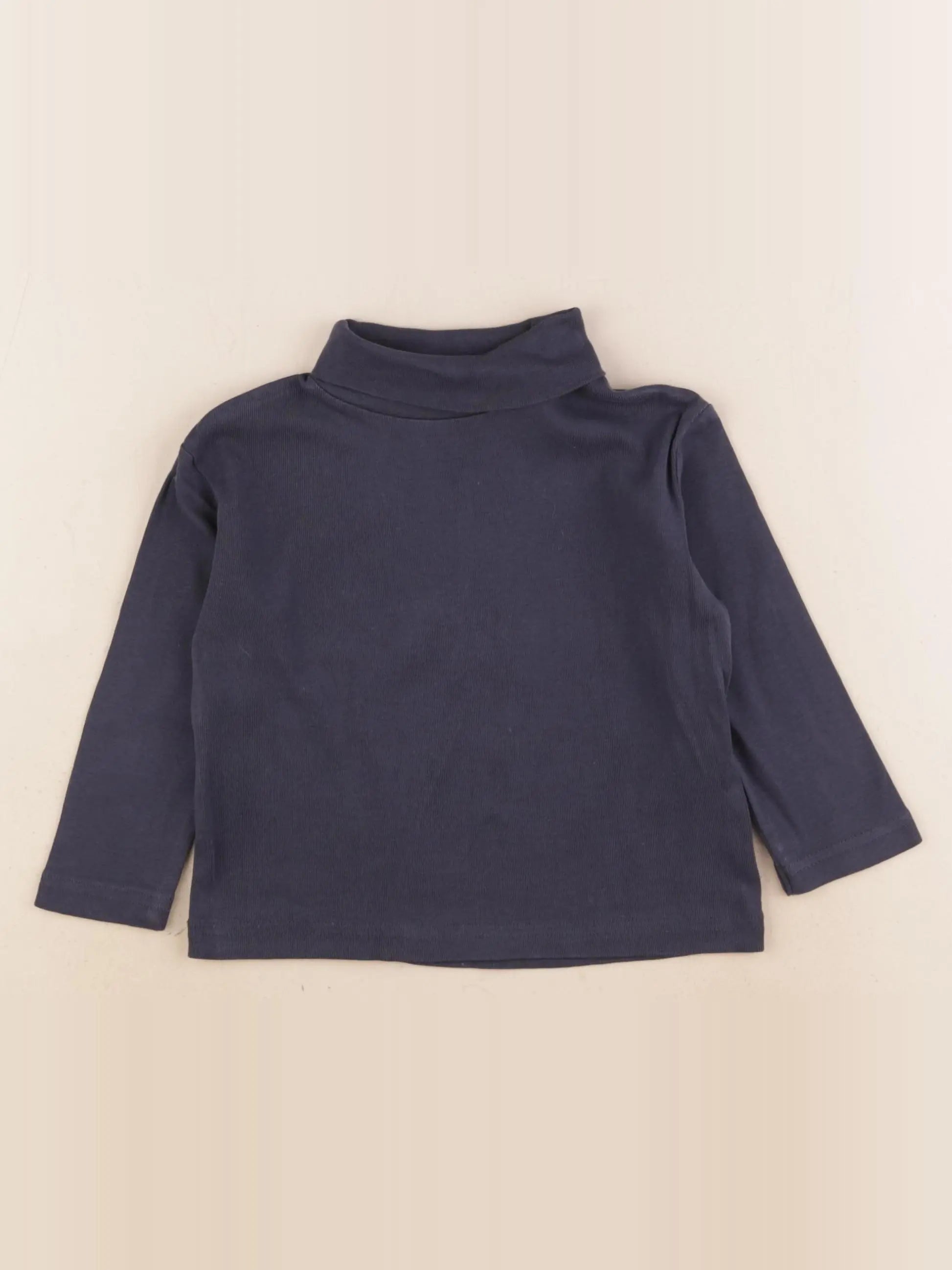 Vertbaudet - sous-pull bleu - 2 ans