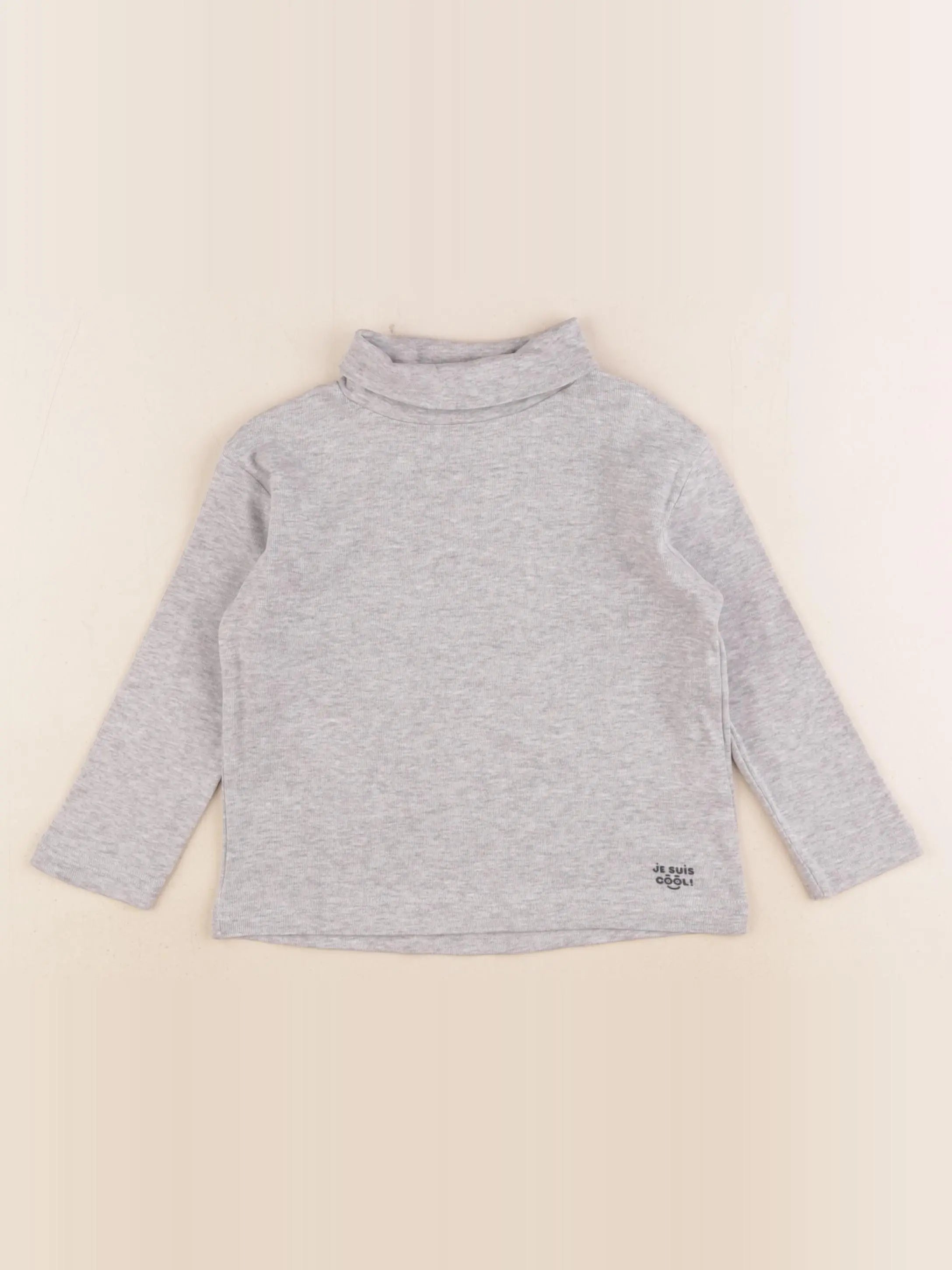 Vertbaudet - sous-pull gris - 2 ans