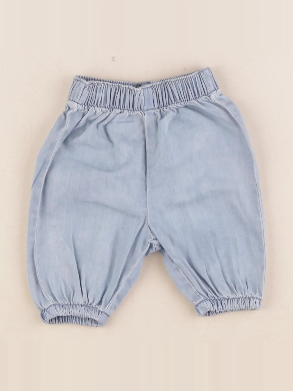 Vertbaudet - pantalon bleu - 1 mois