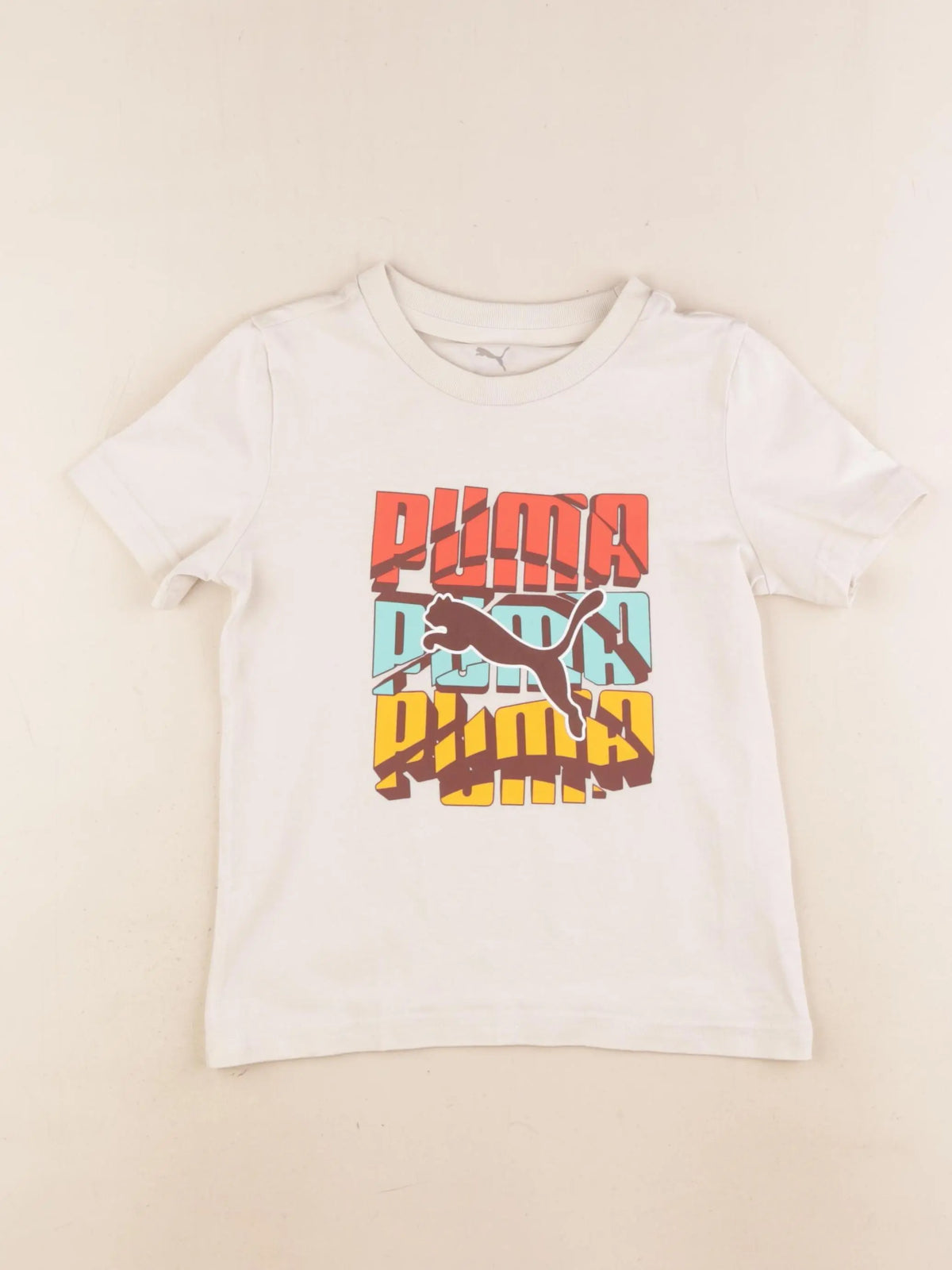 Puma - tee-shirt multicolore - 5/6 ans
