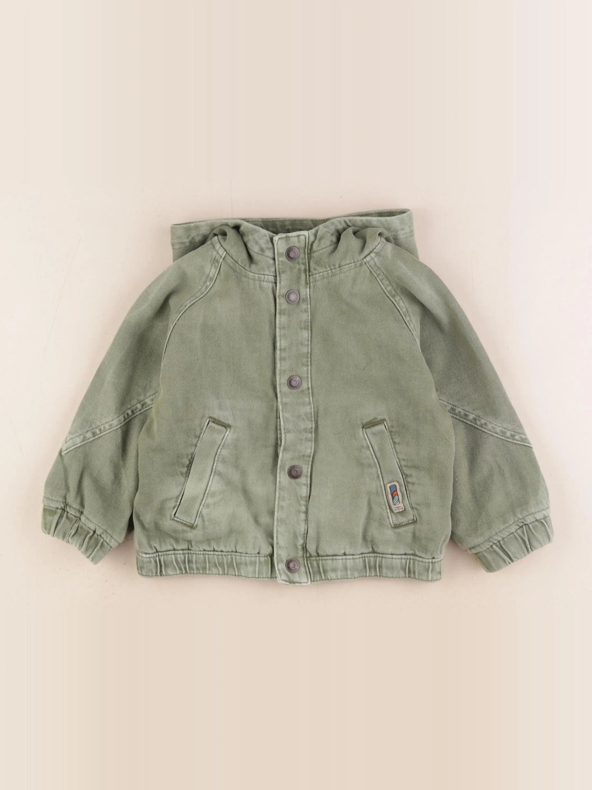 Zara - veste vert - 12/18 mois