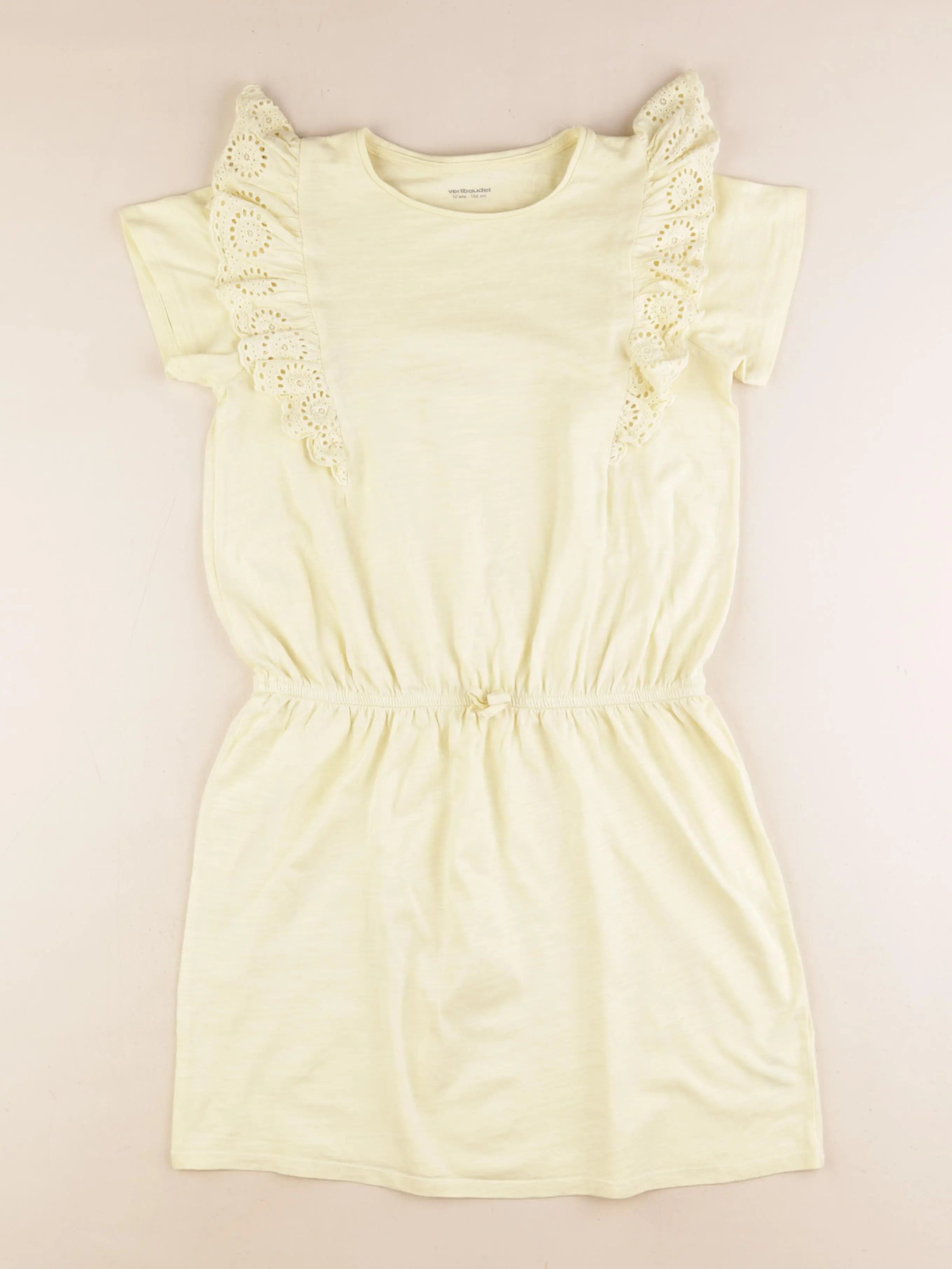 Vertbaudet - robe jaune - 12 ans