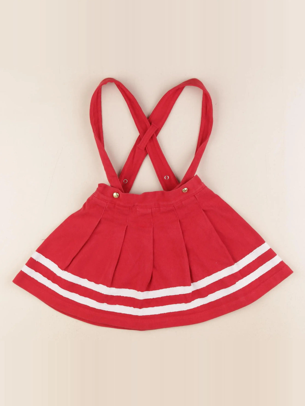 Petit Bateau - jupe rouge - 3 ans
