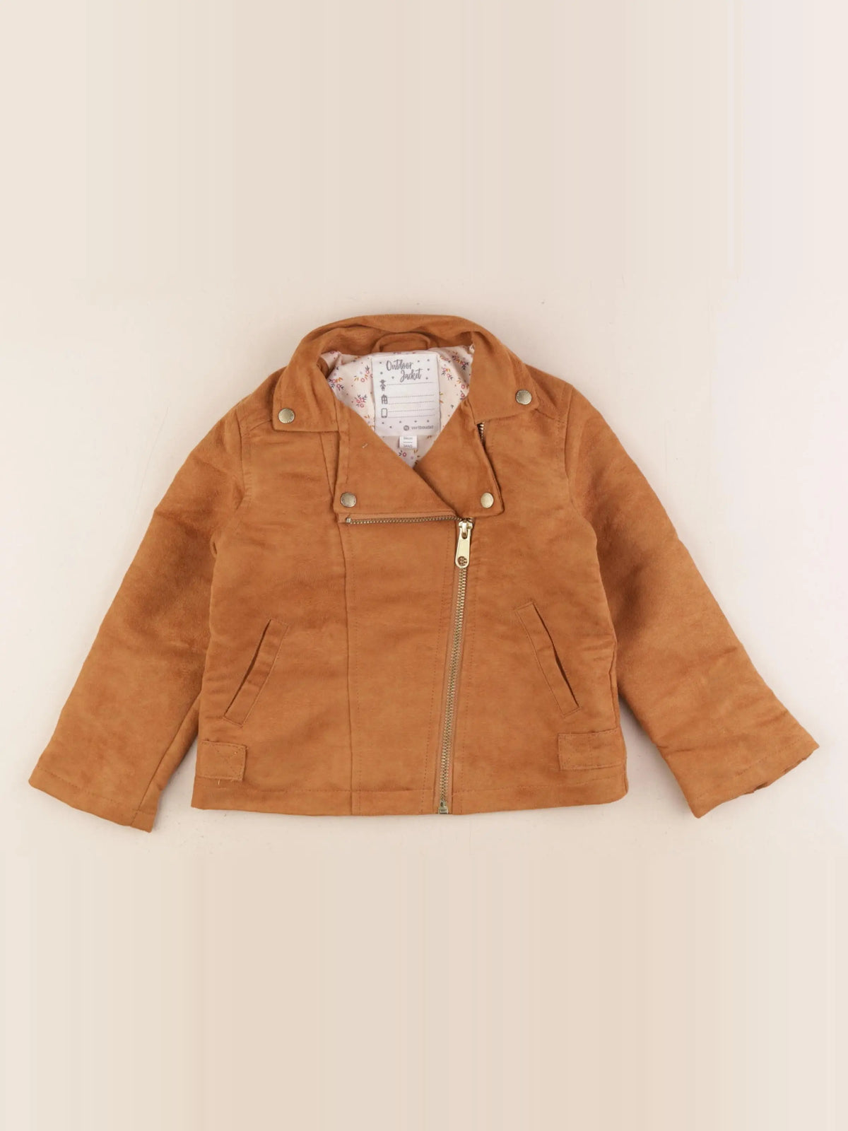 Vertbaudet - veste marron - 3 ans
