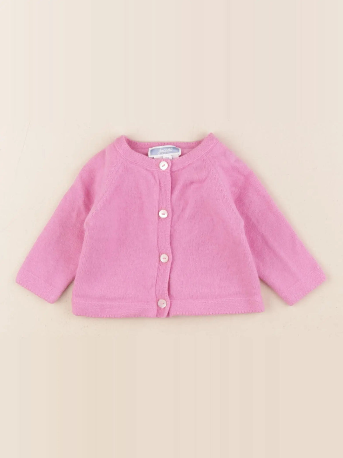 Jacadi - gilet rose - 3 mois