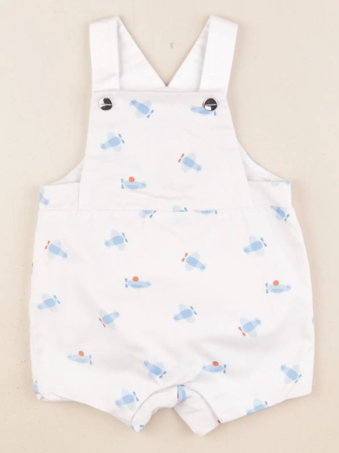 Jacadi - combinaison bleu, blanc - 3 mois