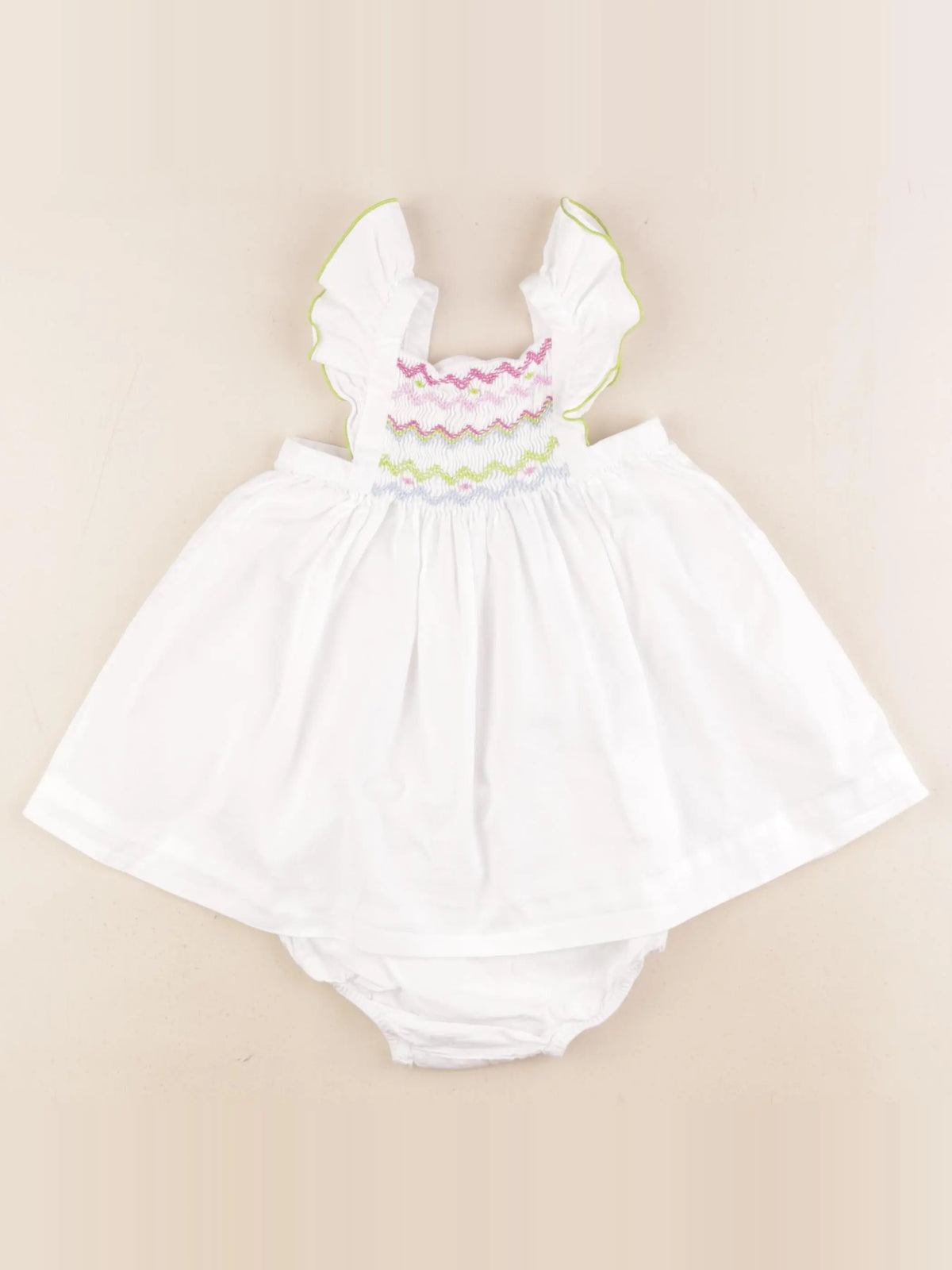 Jacadi - robe blanc - 12 mois