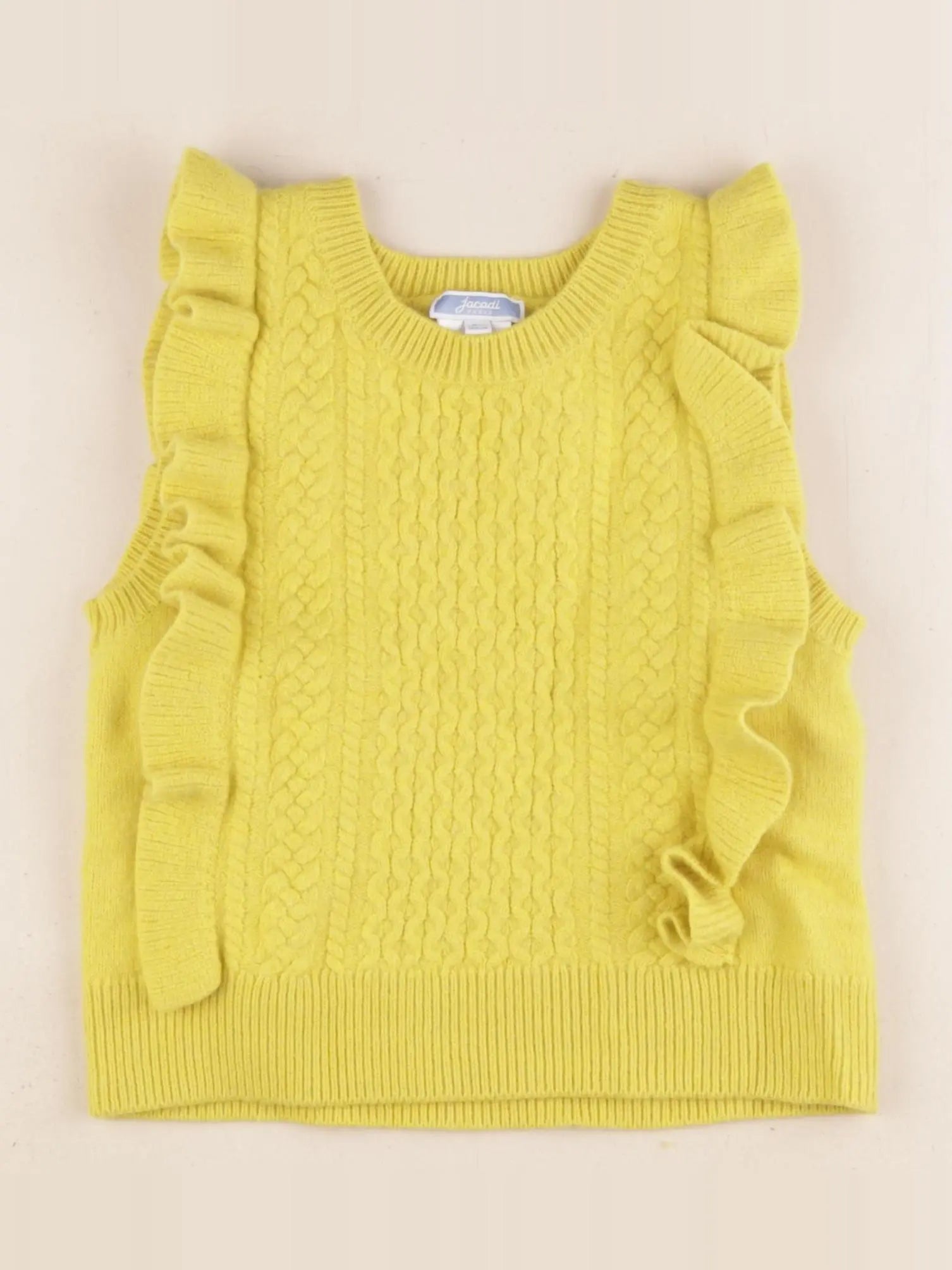 Jacadi - pull jaune - 8 ans