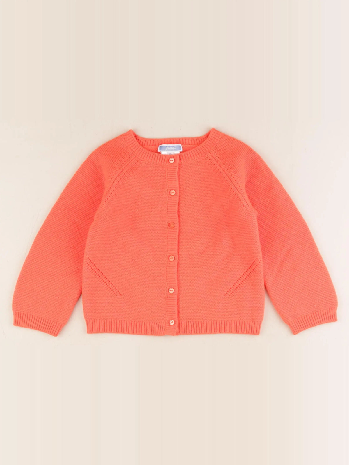 Jacadi - gilet orange fluo - 36 mois