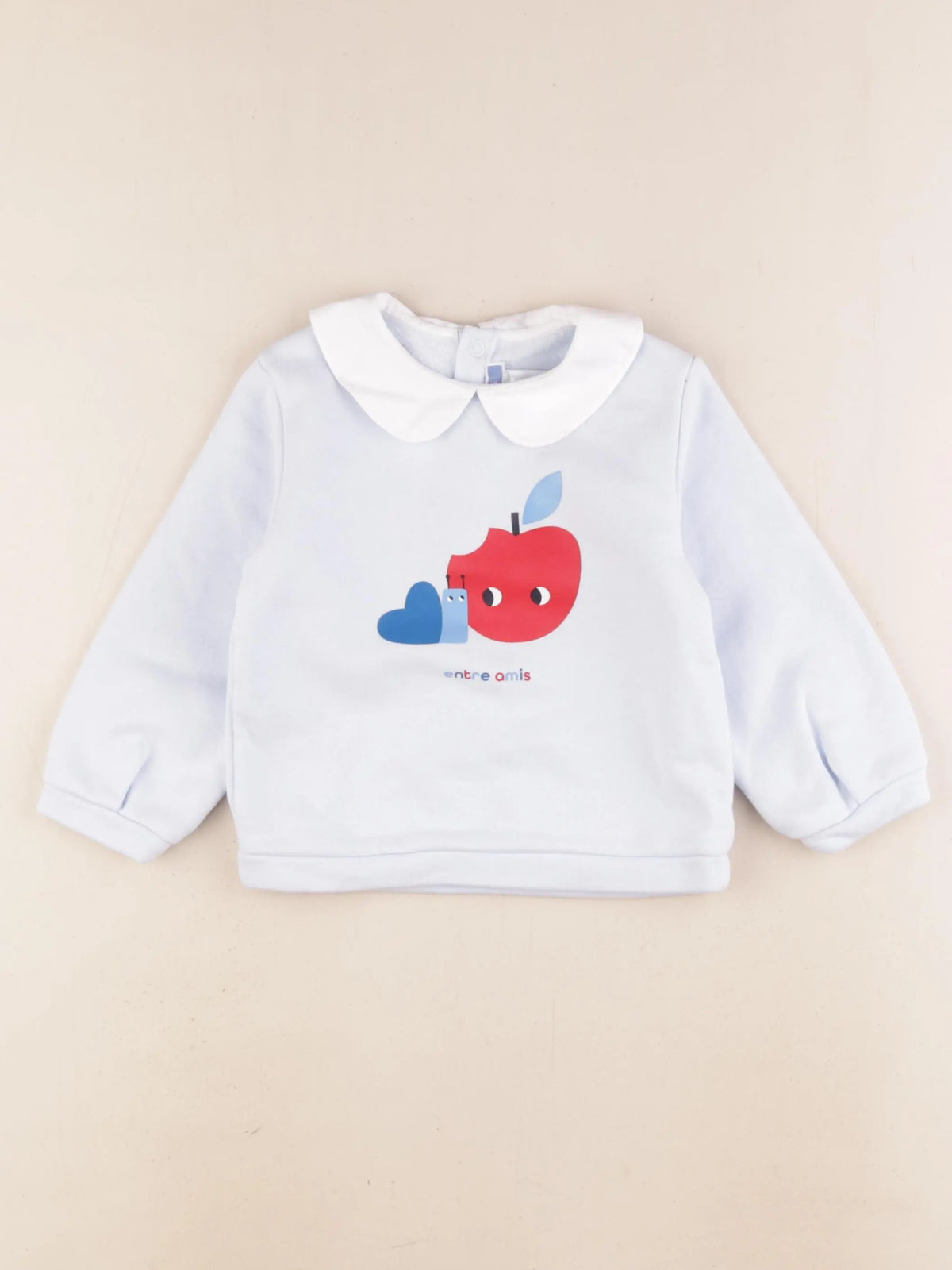 Jacadi - sweat bleu - 24 mois